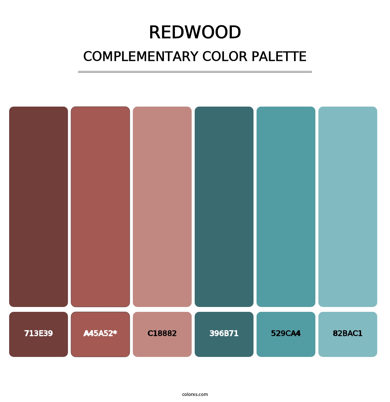 Redwood - Complementary Color Palette