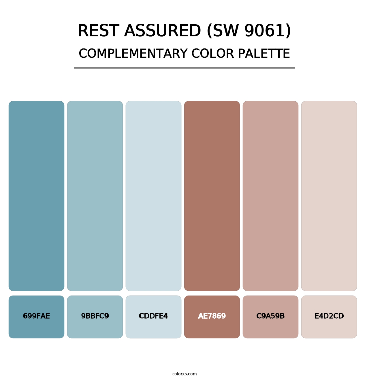 Rest Assured (SW 9061) - Complementary Color Palette
