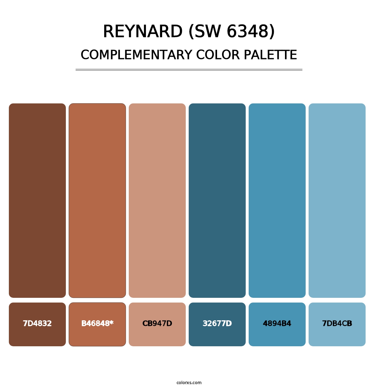 Reynard (SW 6348) - Complementary Color Palette
