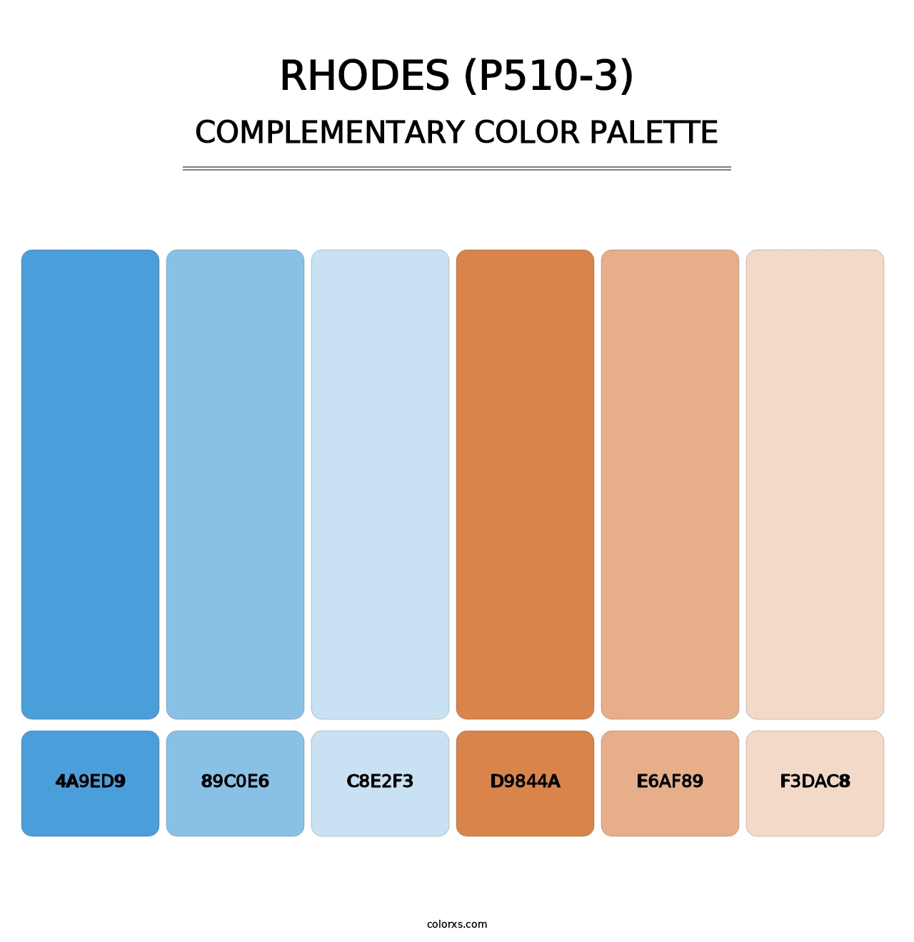 Rhodes (P510-3) - Complementary Color Palette