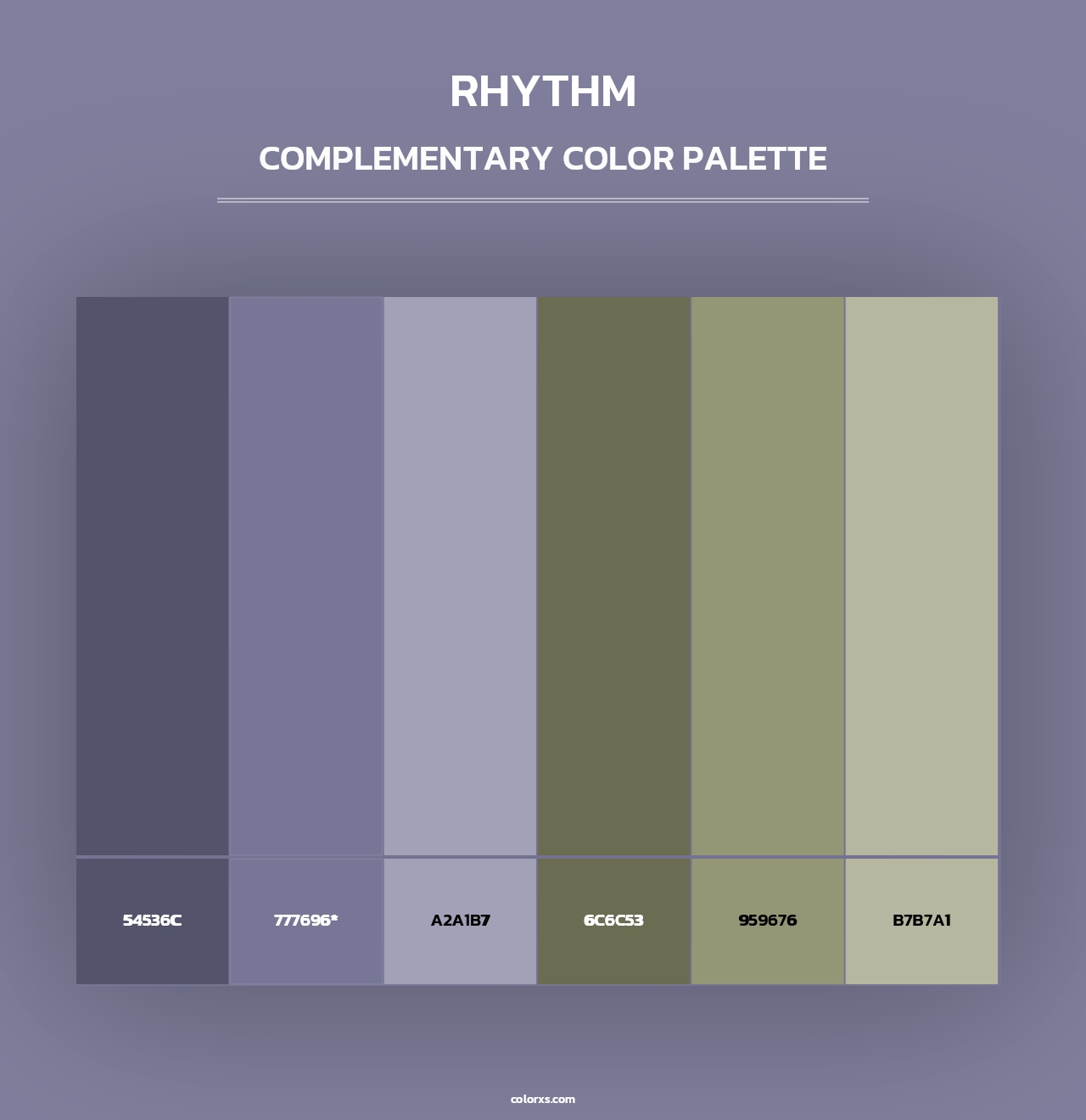Rhythm - Complementary Color Palette