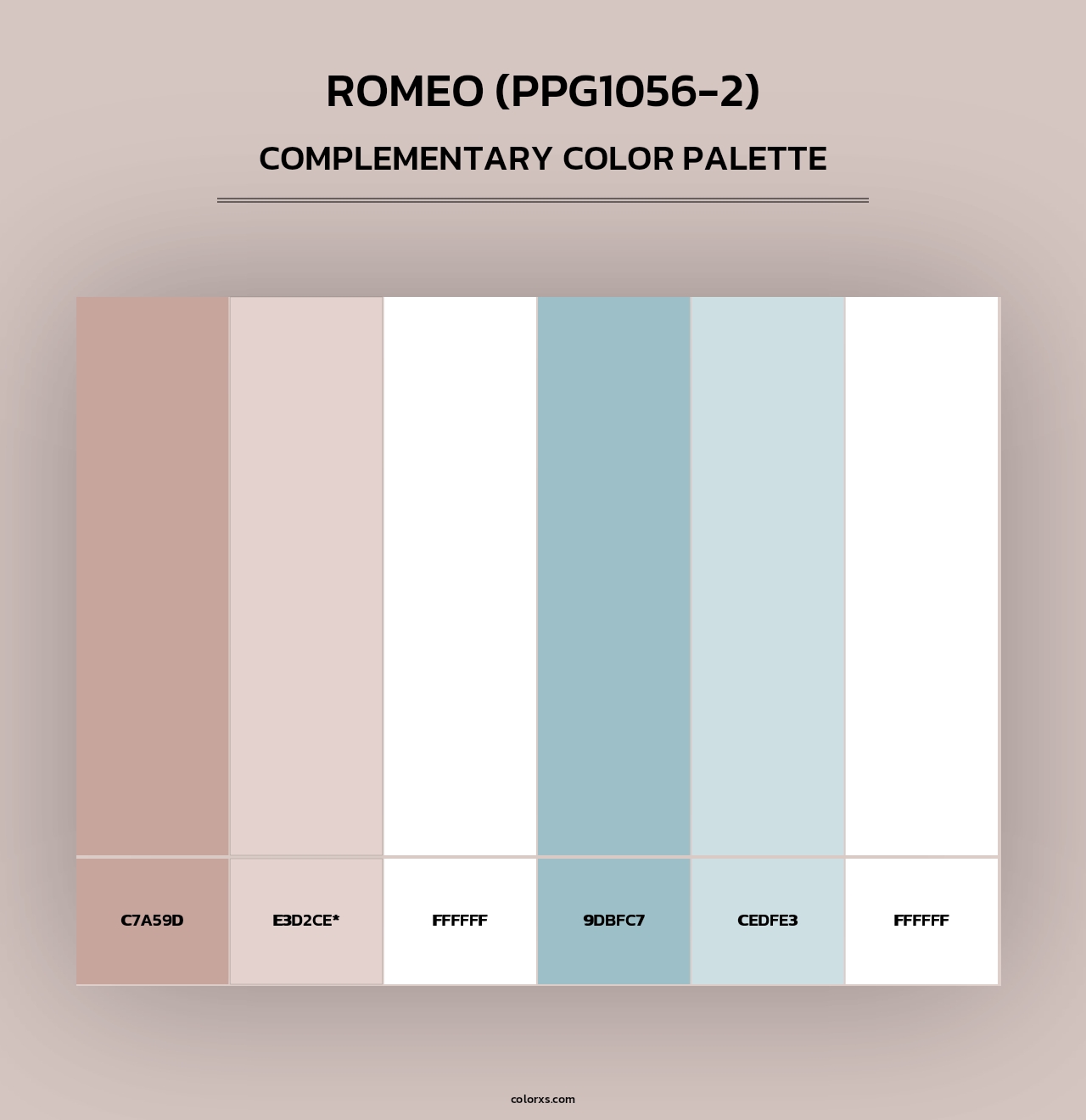 Romeo (PPG1056-2) - Complementary Color Palette