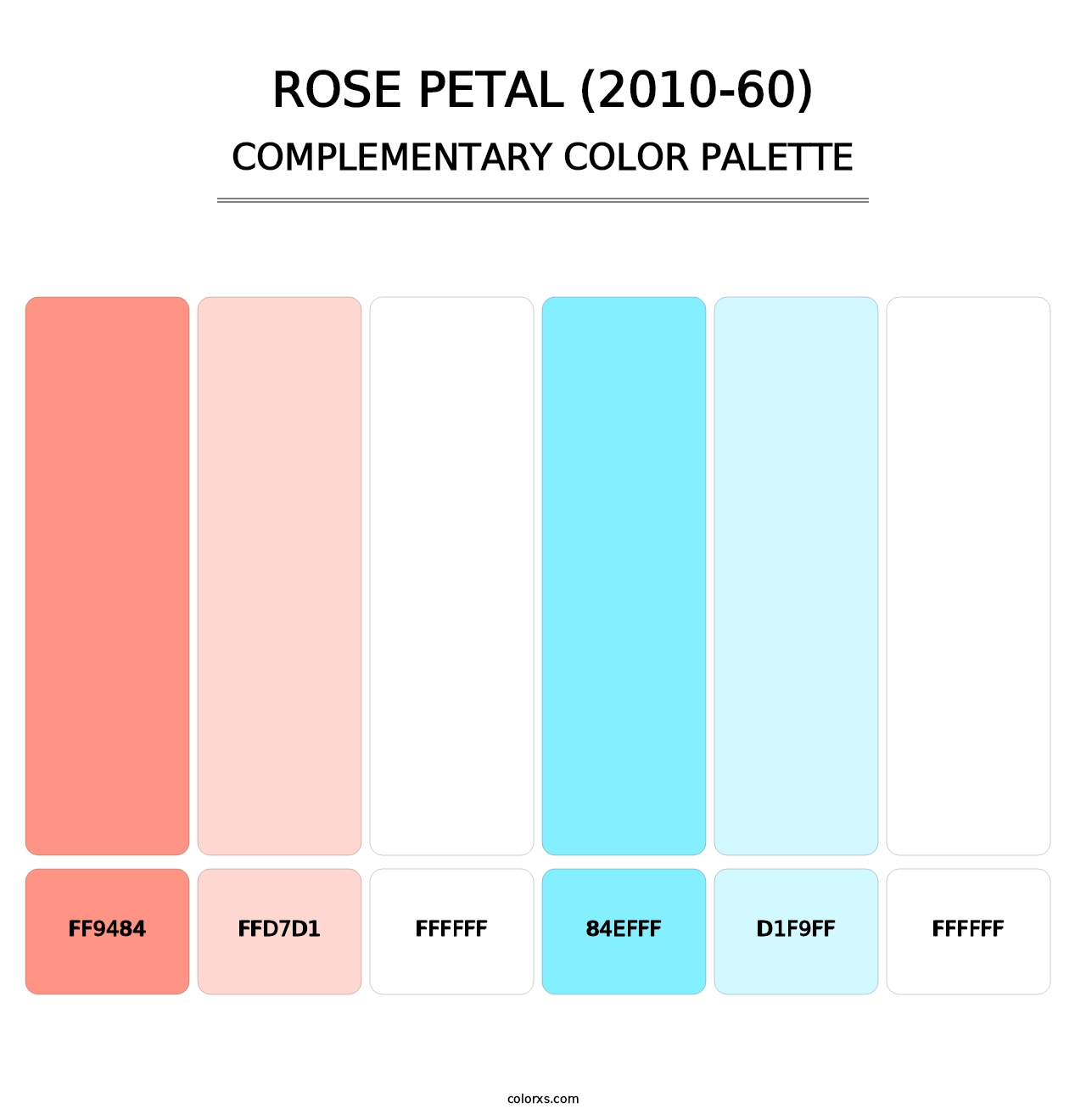 Rose Petal (2010-60) - Complementary Color Palette