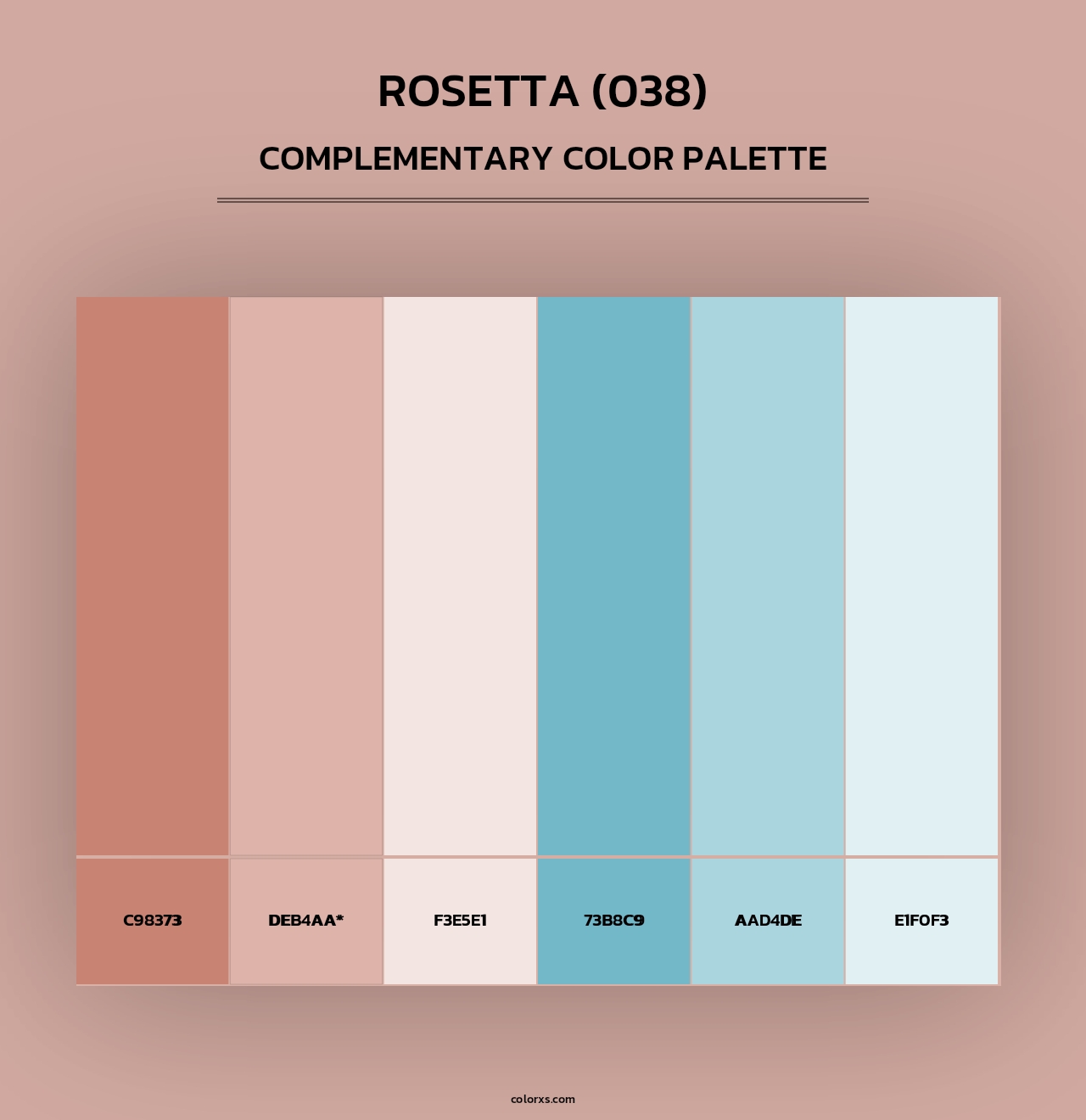 Rosetta (038) - Complementary Color Palette