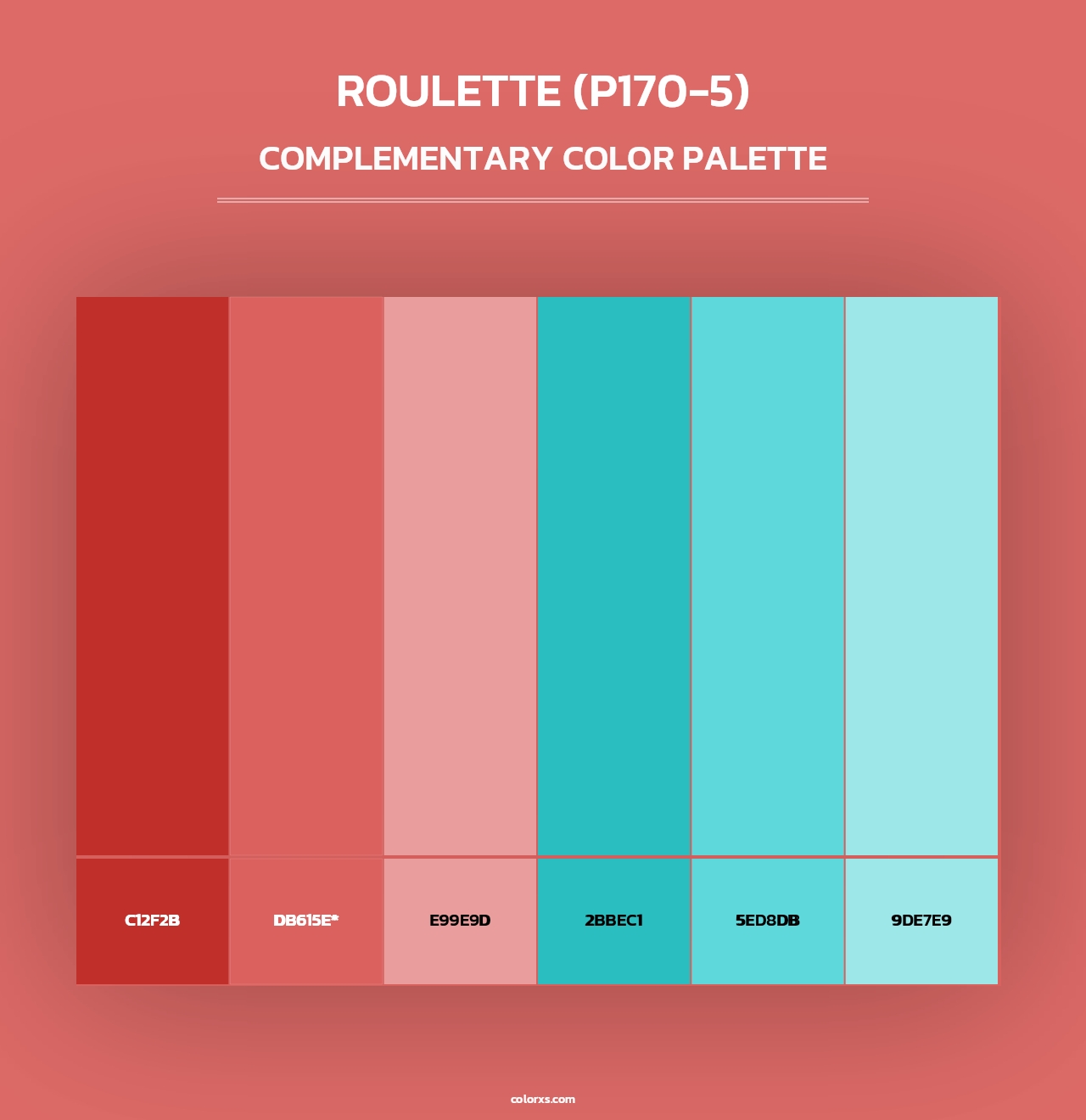 Roulette (P170-5) - Complementary Color Palette