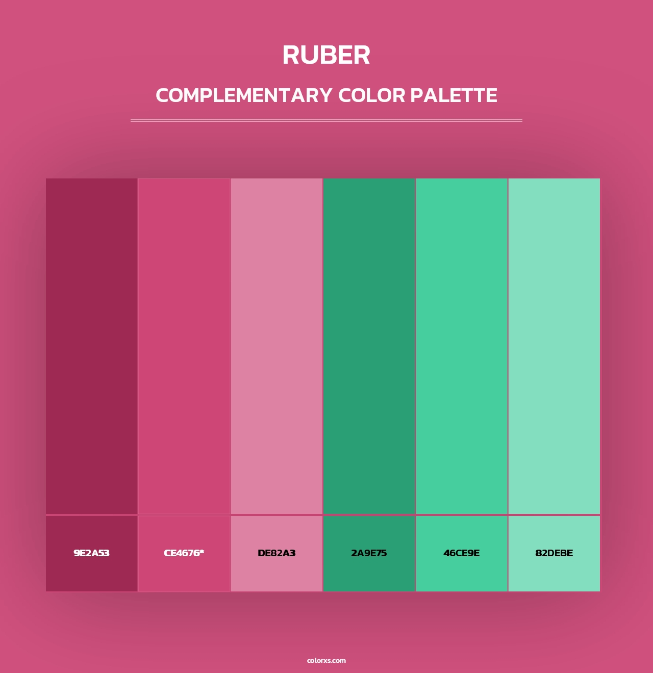 Ruber - Complementary Color Palette