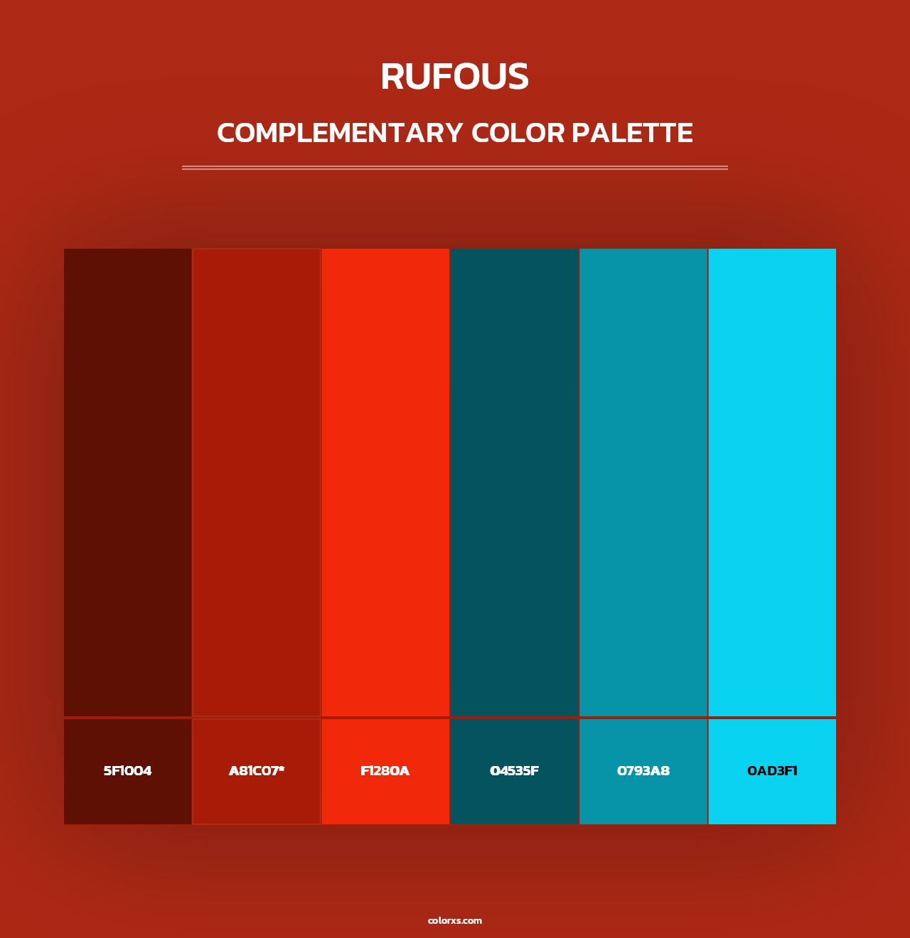 Rufous - Complementary Color Palette