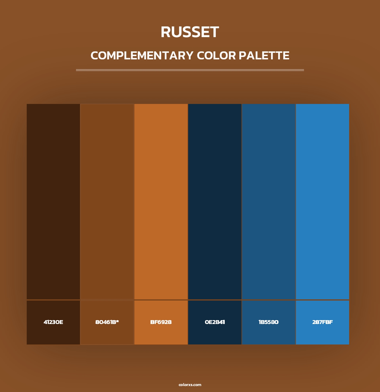 Russet - Complementary Color Palette