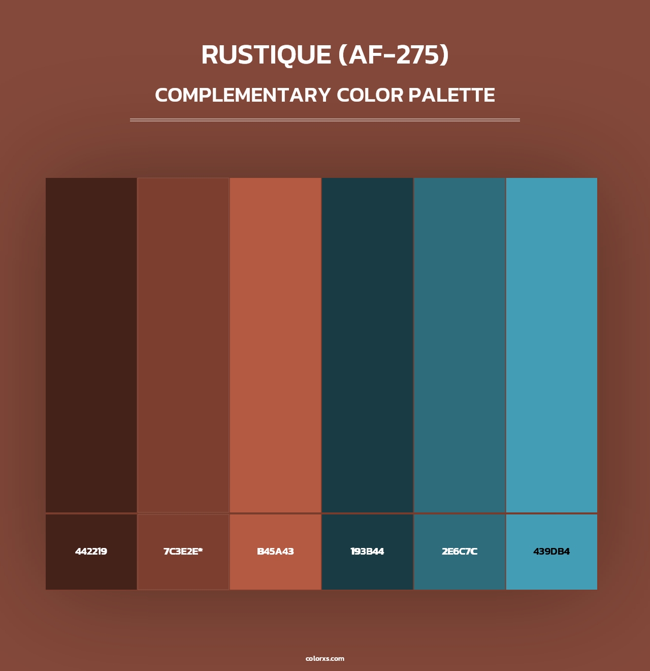 Rustique (AF-275) - Complementary Color Palette
