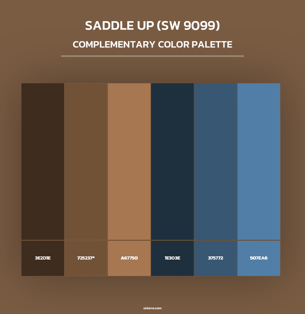 Saddle Up (SW 9099) - Complementary Color Palette