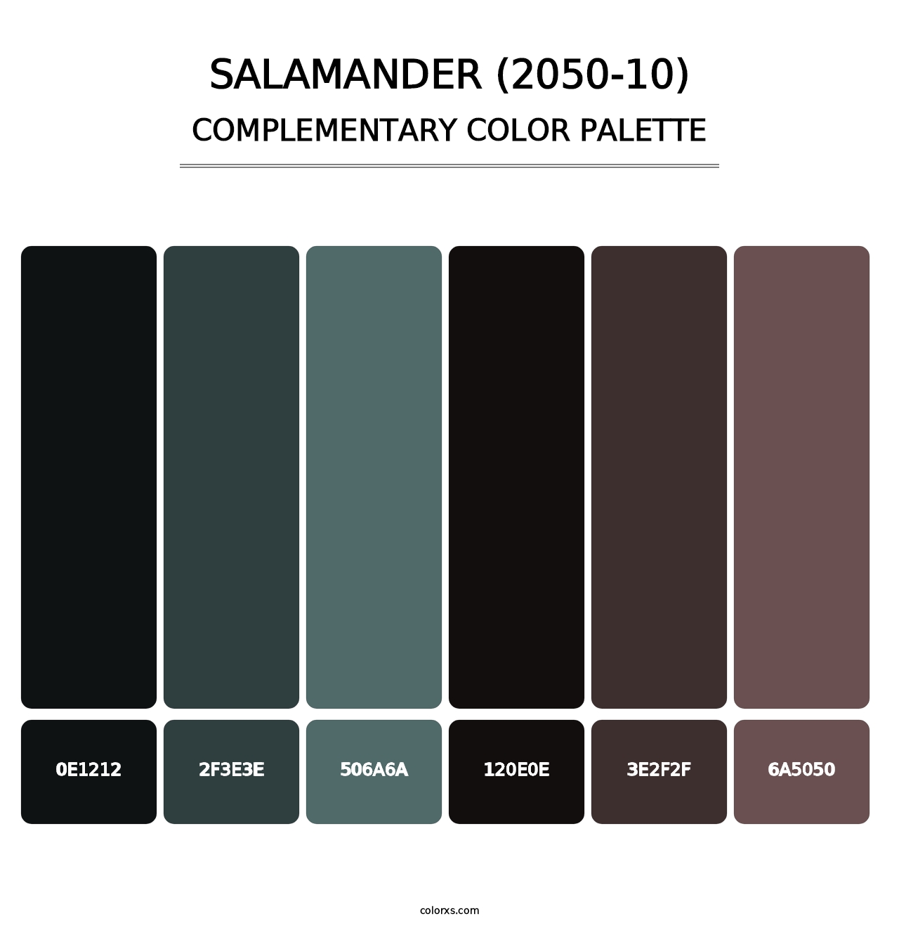 Salamander (2050-10) - Complementary Color Palette