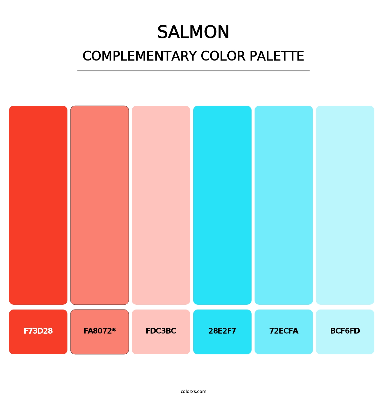 Salmon - Complementary Color Palette