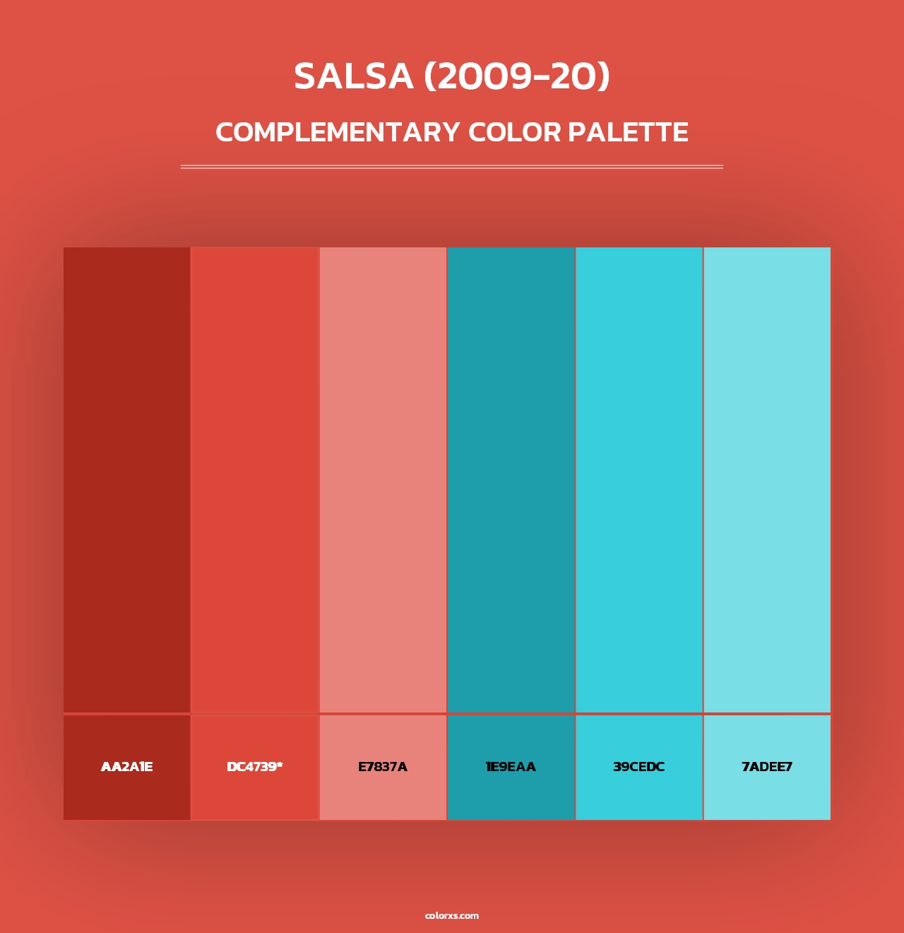 Salsa (2009-20) - Complementary Color Palette