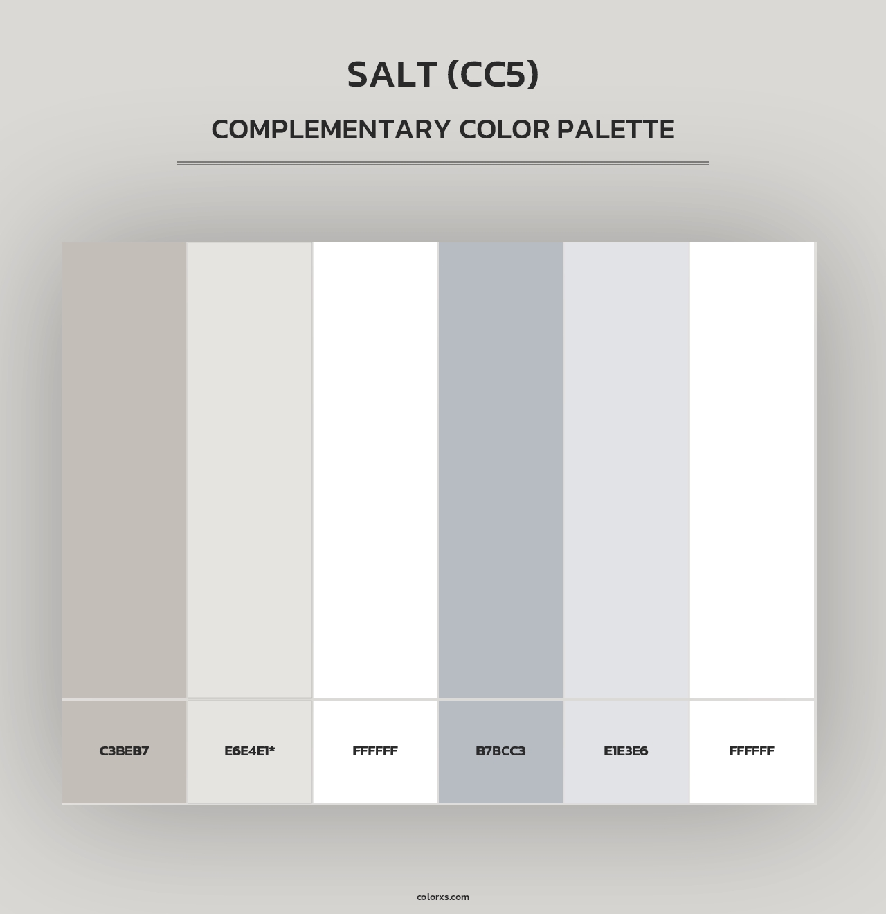 Salt (CC5) - Complementary Color Palette