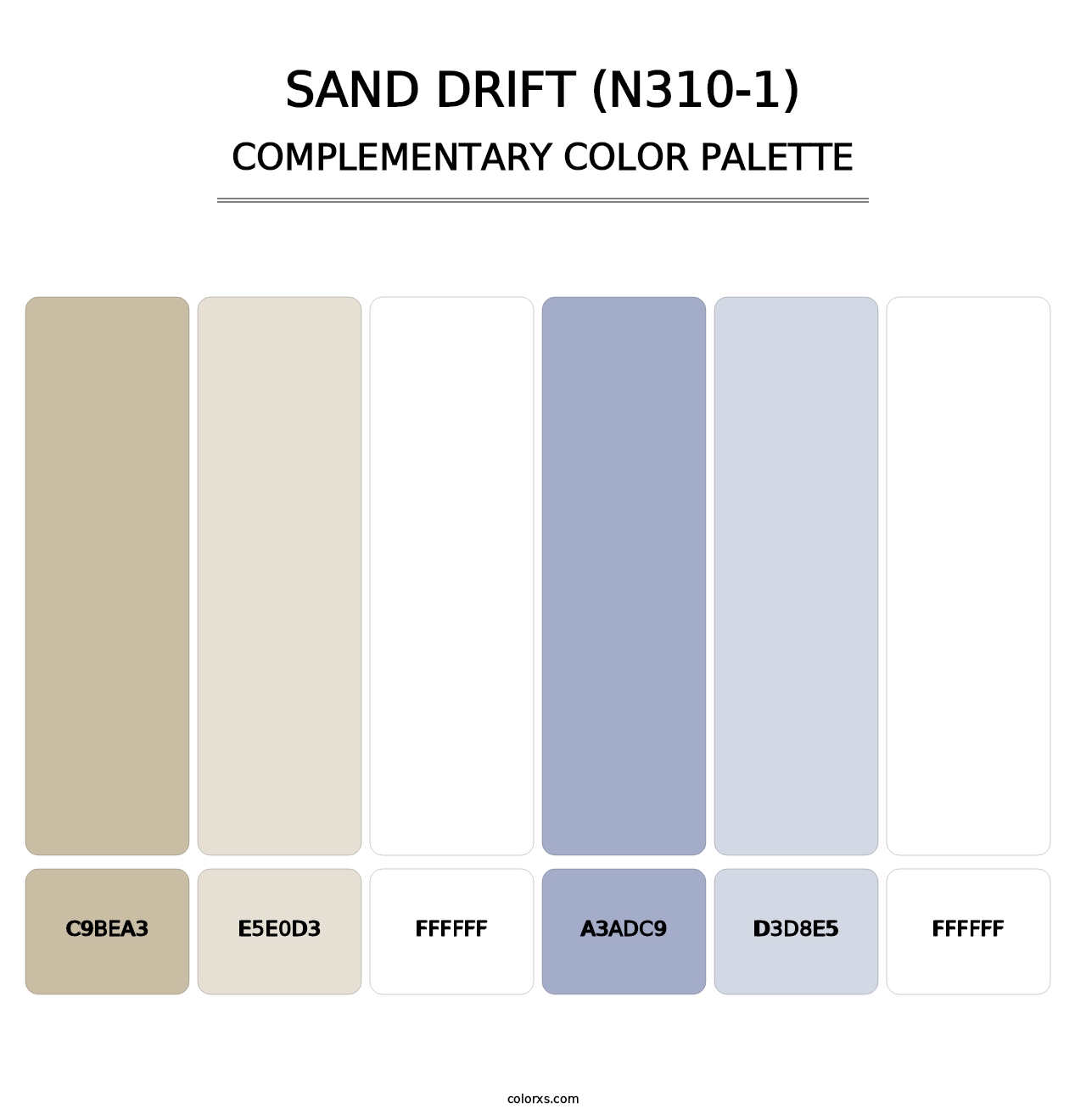 Sand Drift (N310-1) - Complementary Color Palette