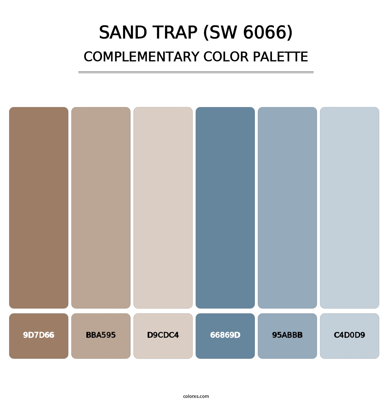 Sand Trap (SW 6066) - Complementary Color Palette