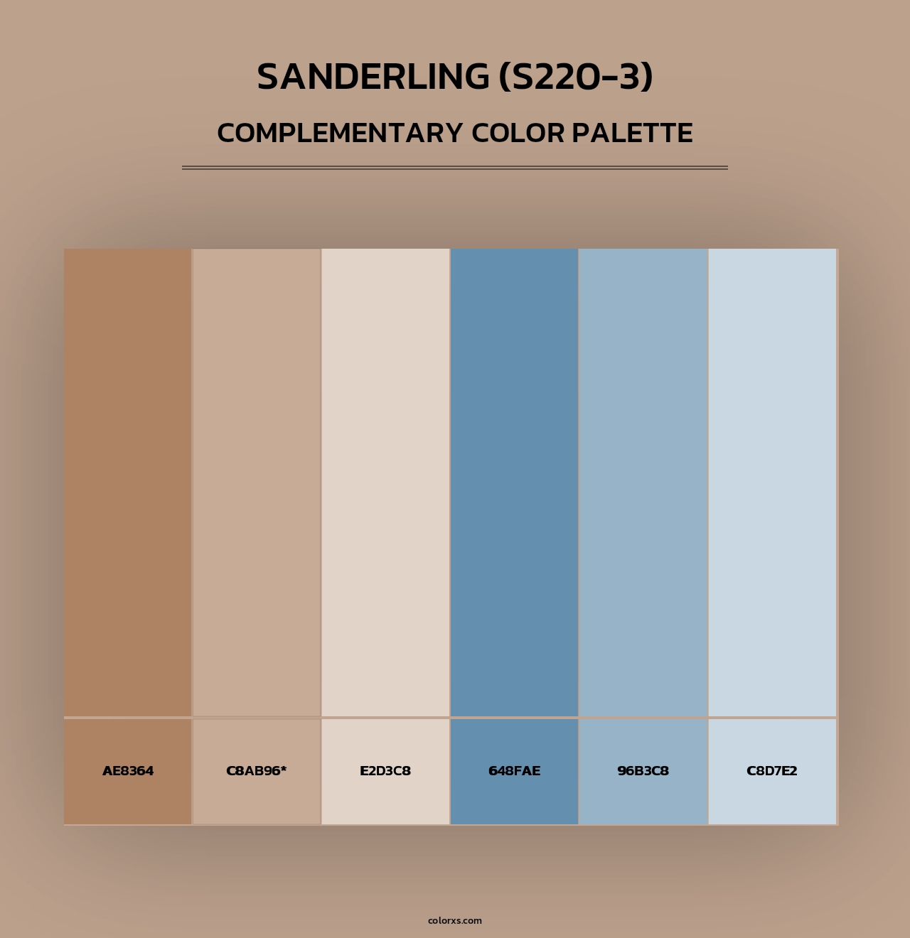 Sanderling (S220-3) - Complementary Color Palette