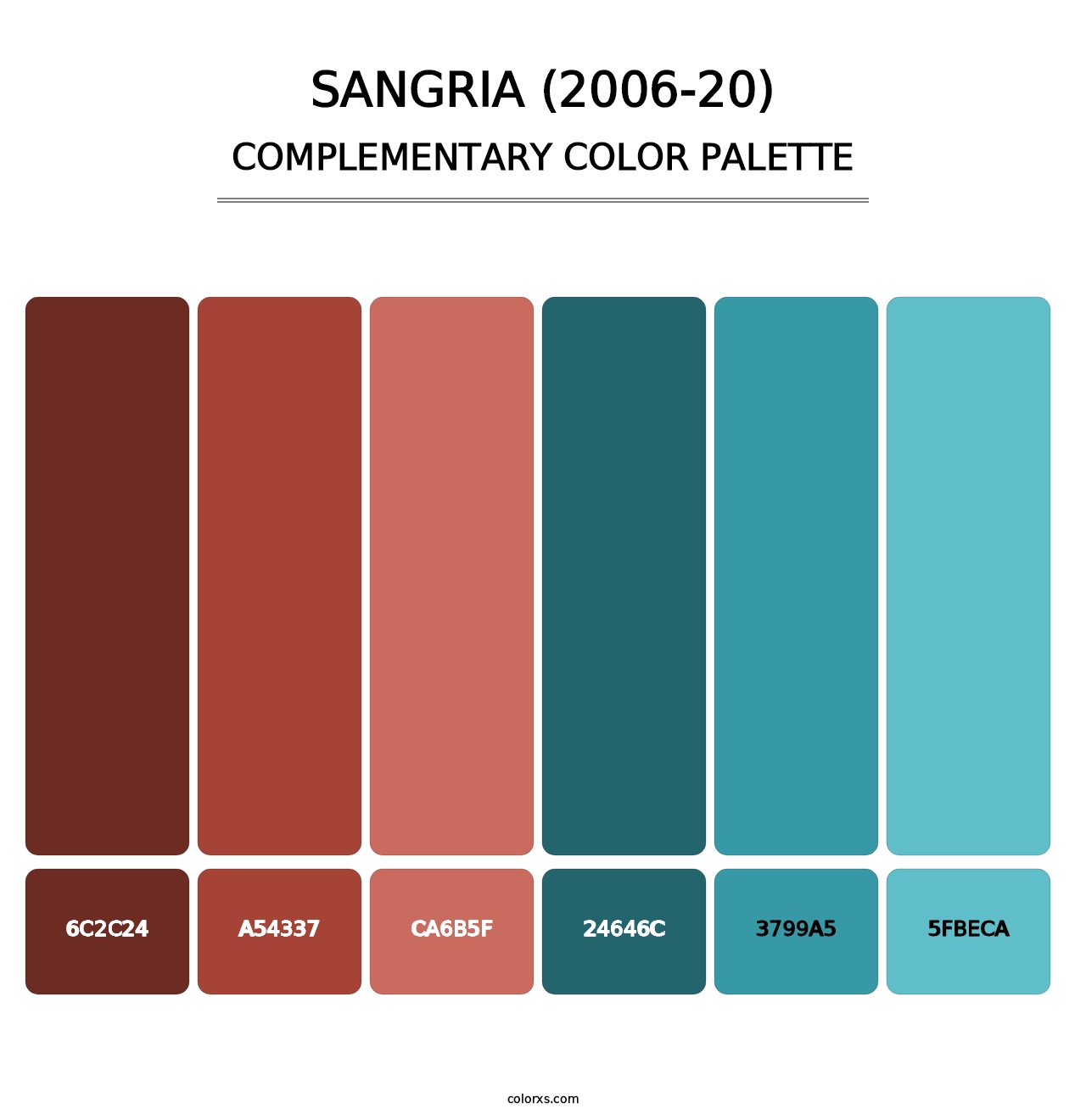Sangria (2006-20) - Complementary Color Palette