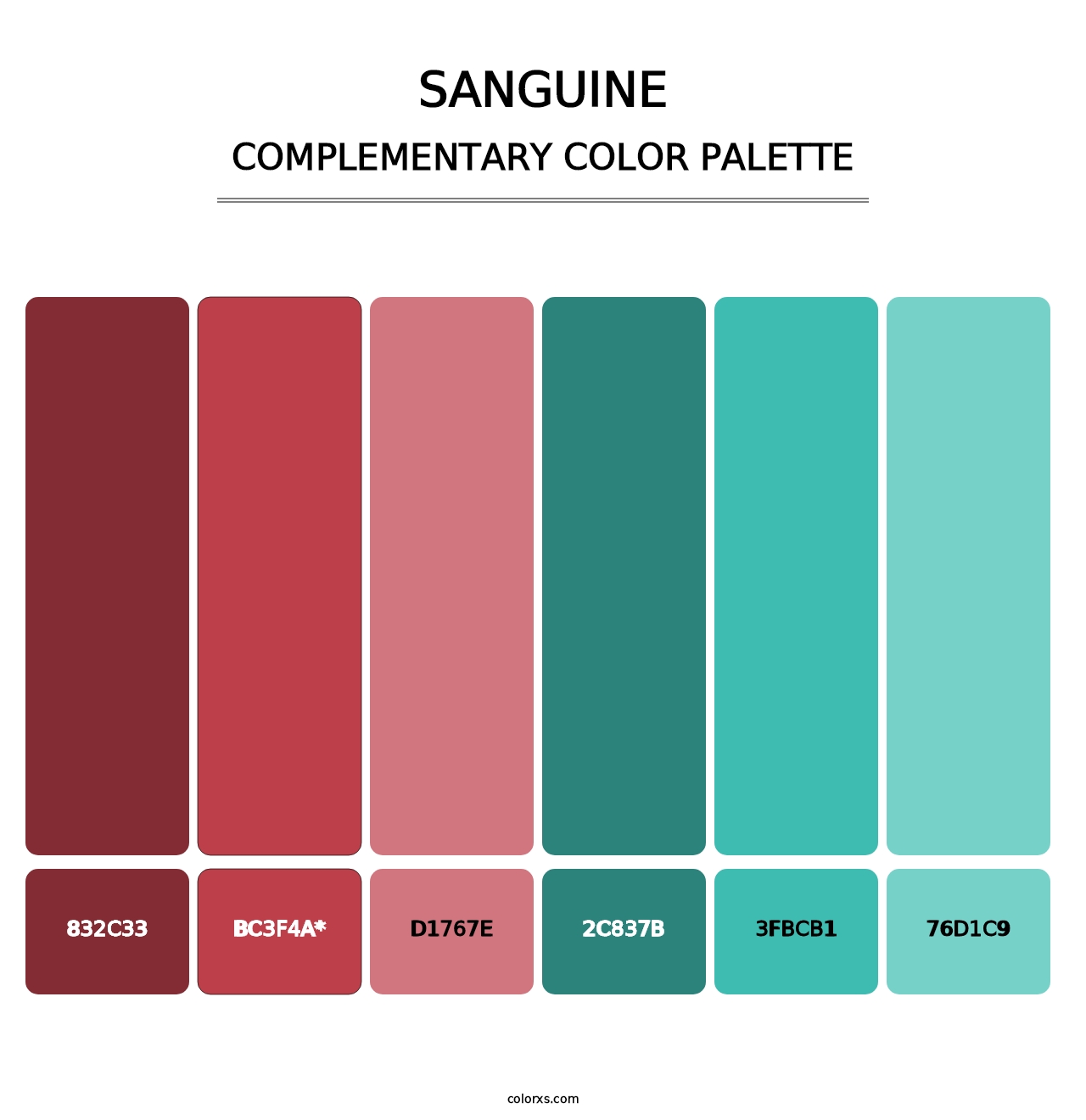 Sanguine - Complementary Color Palette