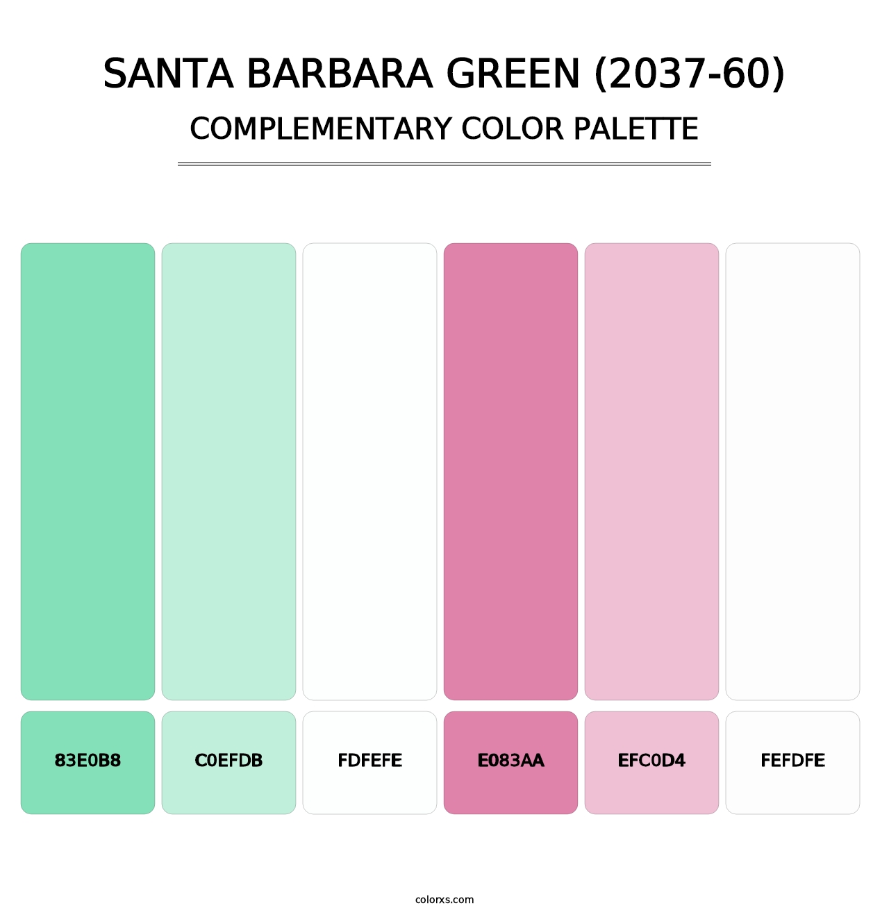 Santa Barbara Green (2037-60) - Complementary Color Palette