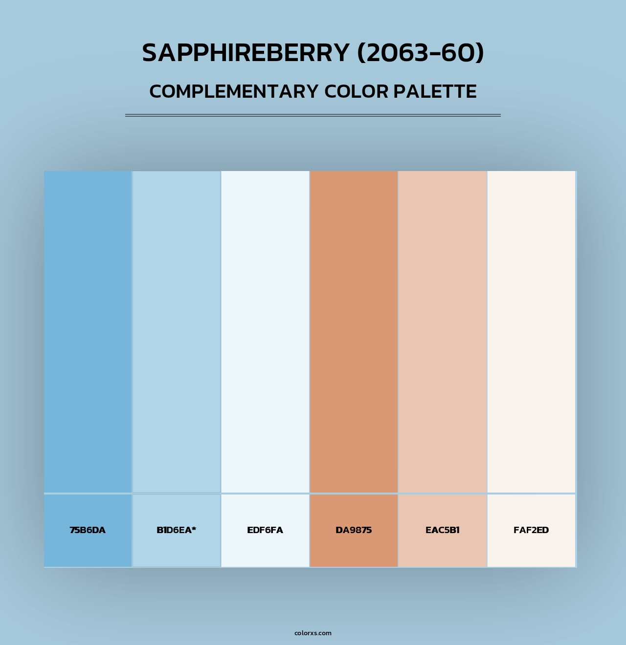 Sapphireberry (2063-60) - Complementary Color Palette