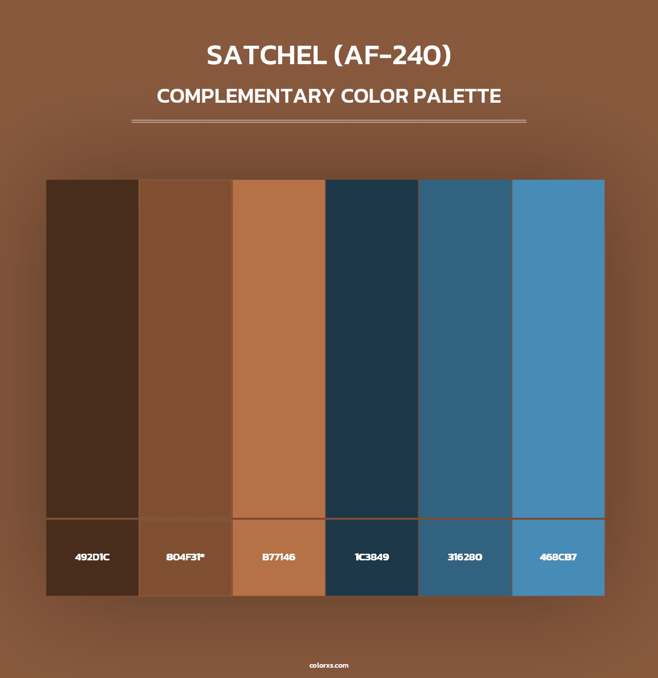 Satchel (AF-240) - Complementary Color Palette