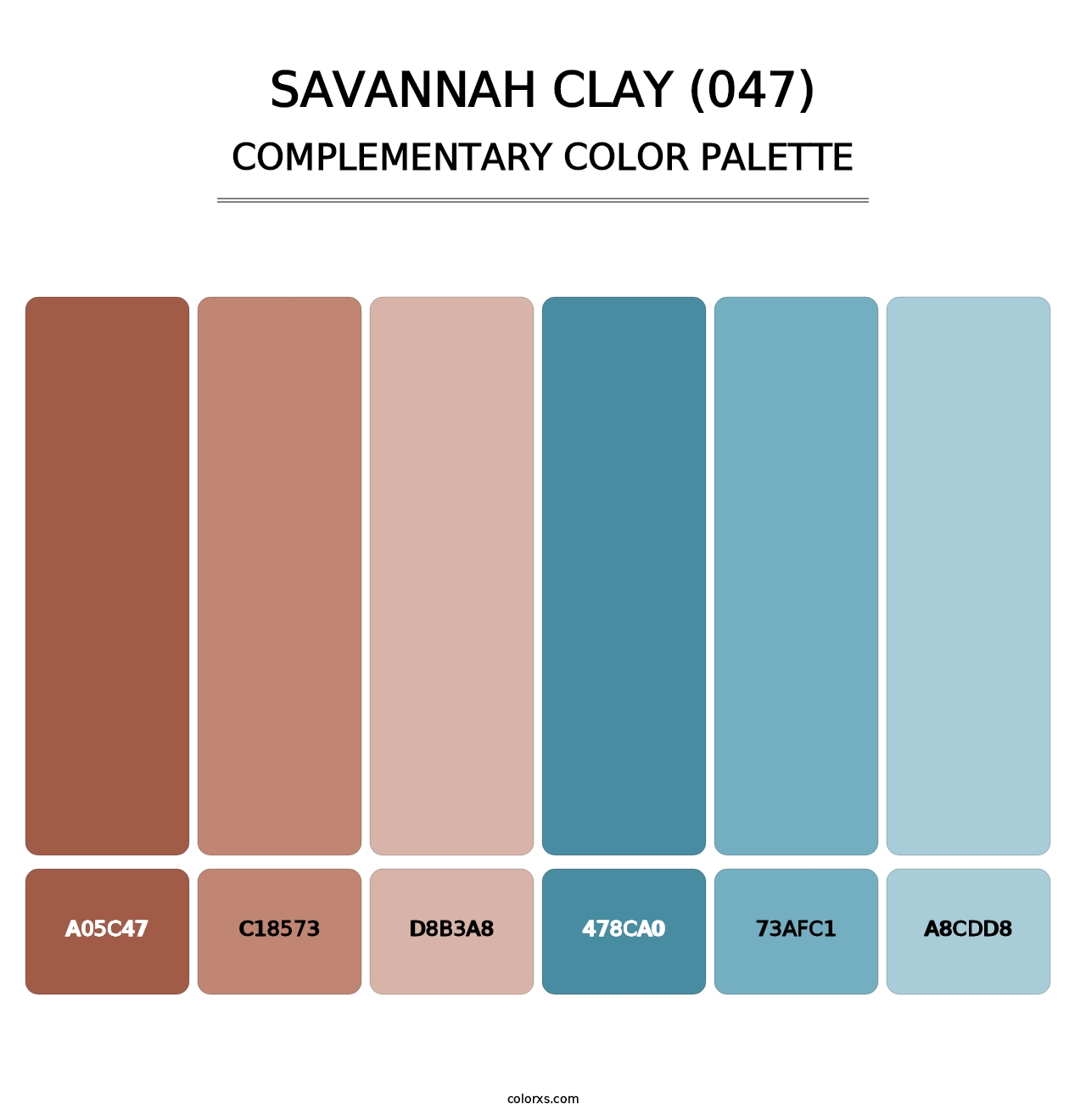 Savannah Clay (047) - Complementary Color Palette