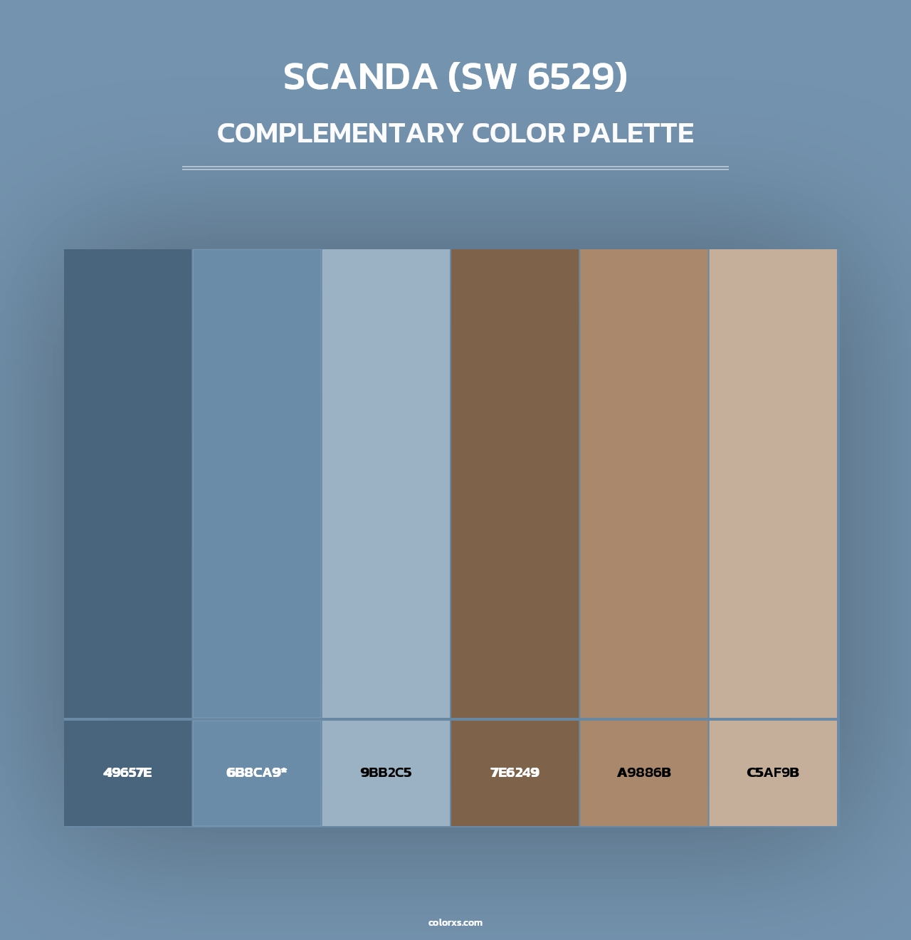 Scanda (SW 6529) - Complementary Color Palette