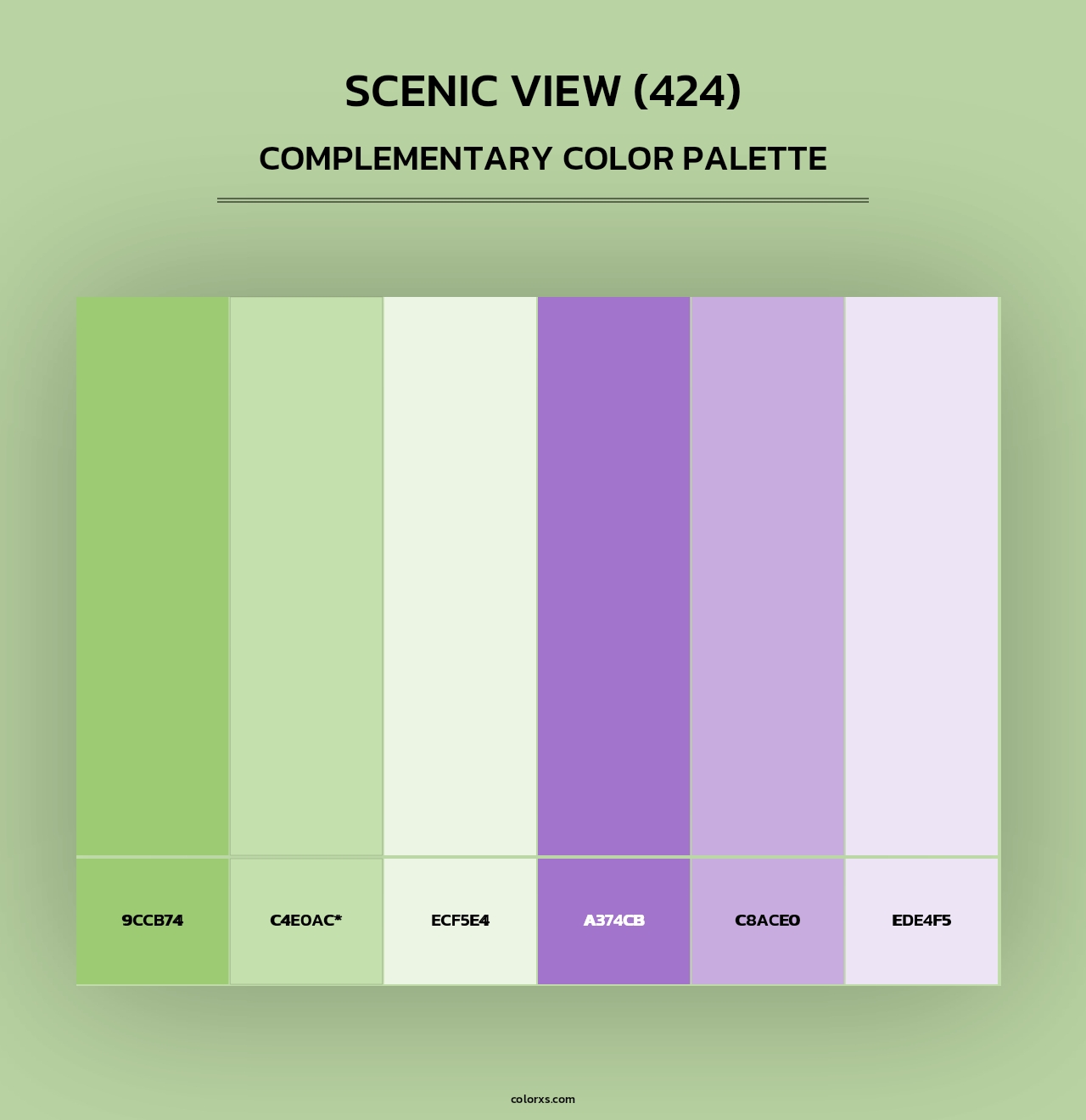 Scenic View (424) - Complementary Color Palette