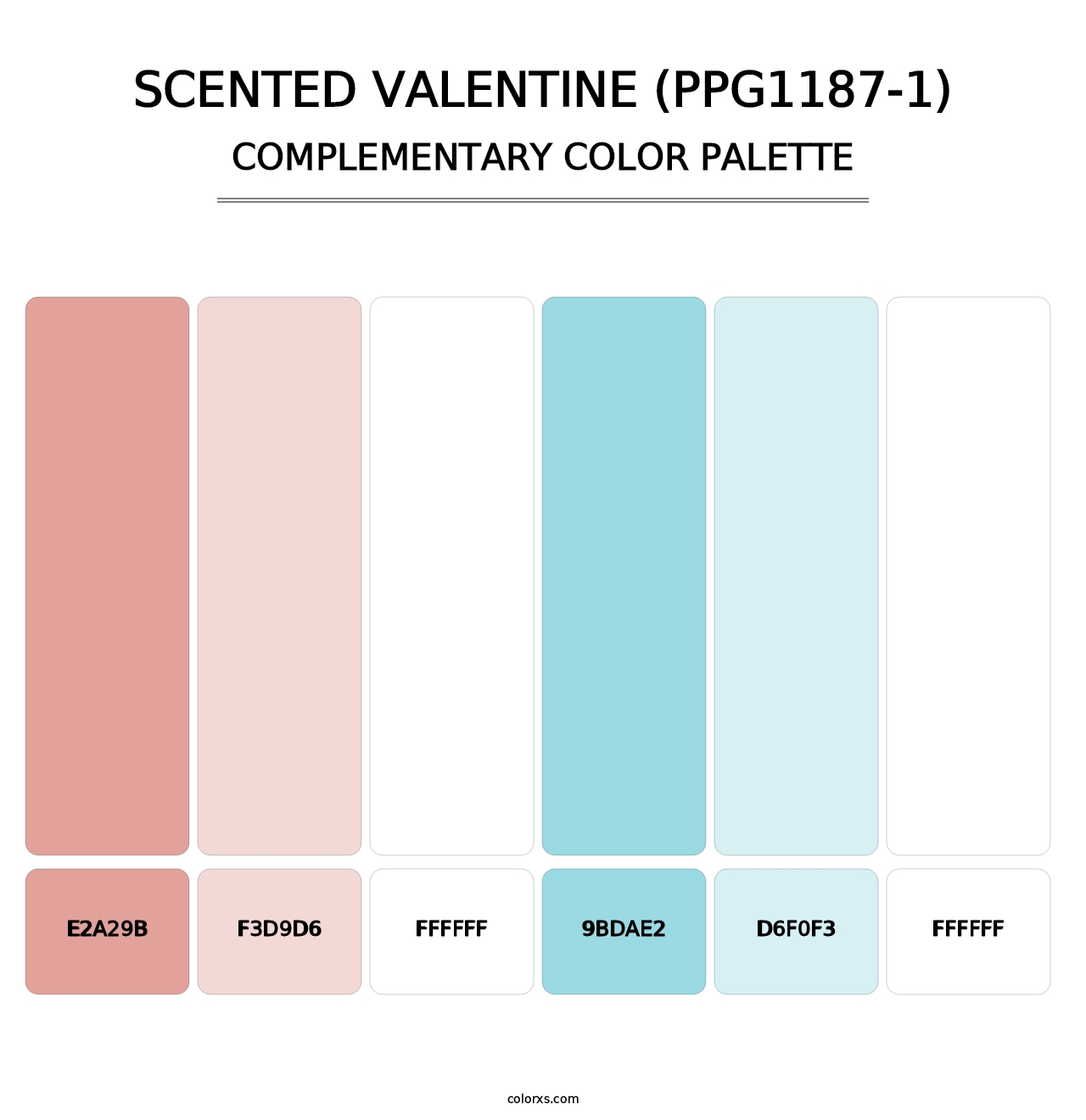 Scented Valentine (PPG1187-1) - Complementary Color Palette