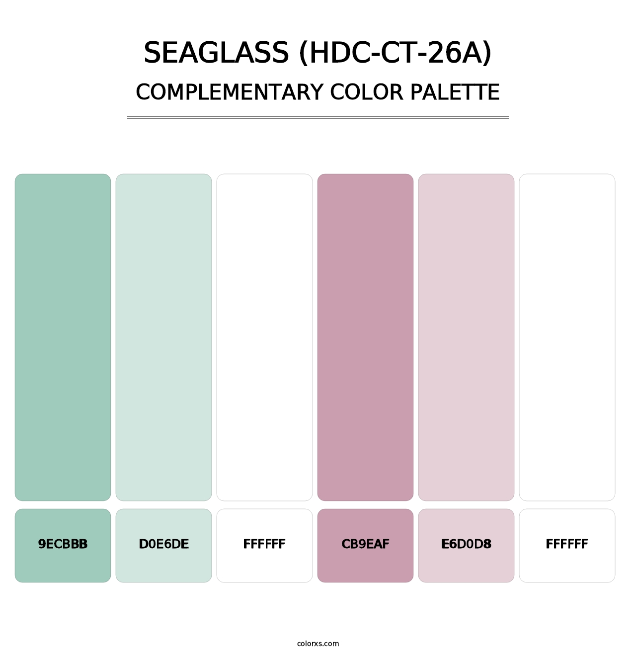 Seaglass (HDC-CT-26A) - Complementary Color Palette