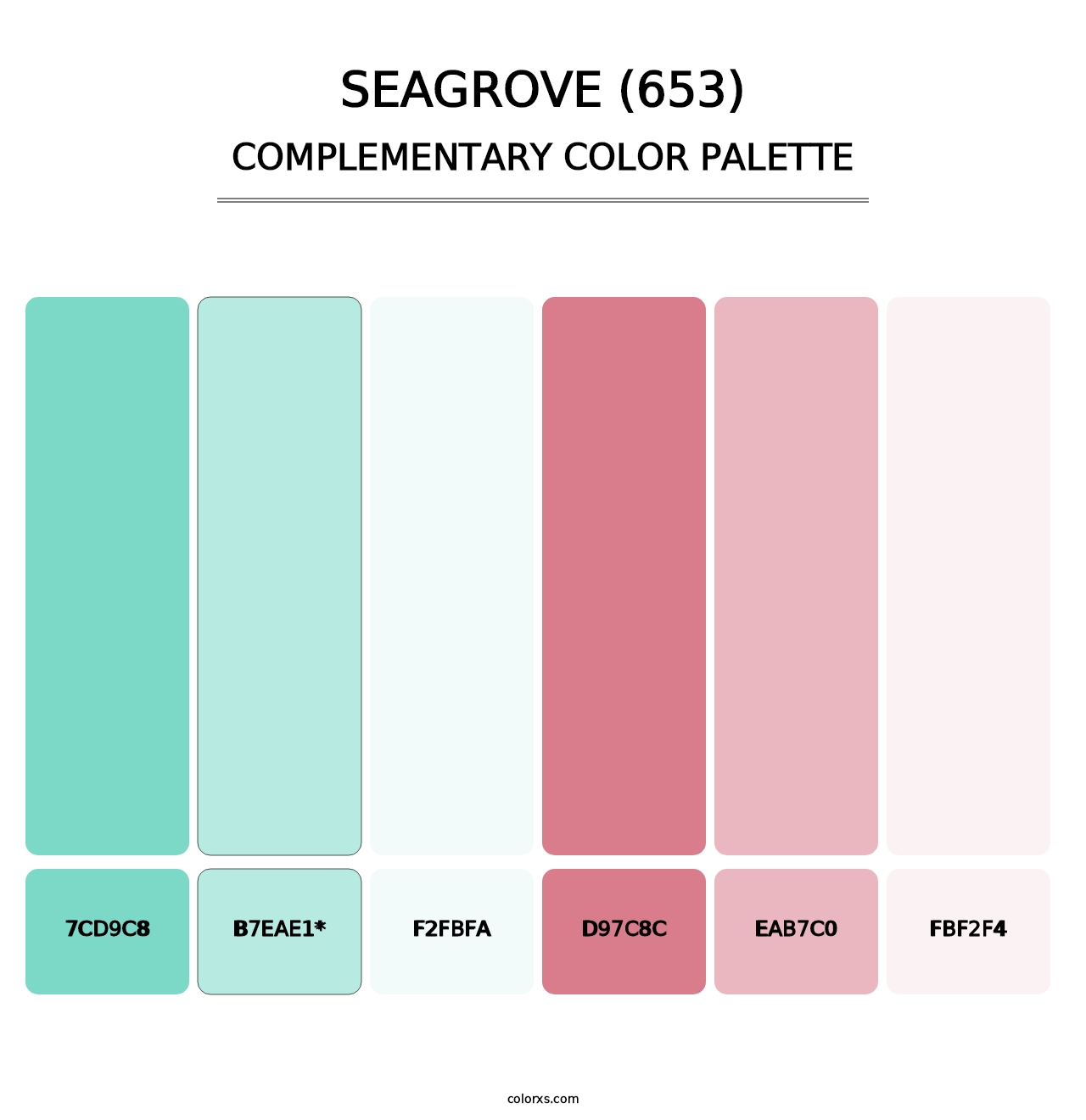 Seagrove (653) - Complementary Color Palette