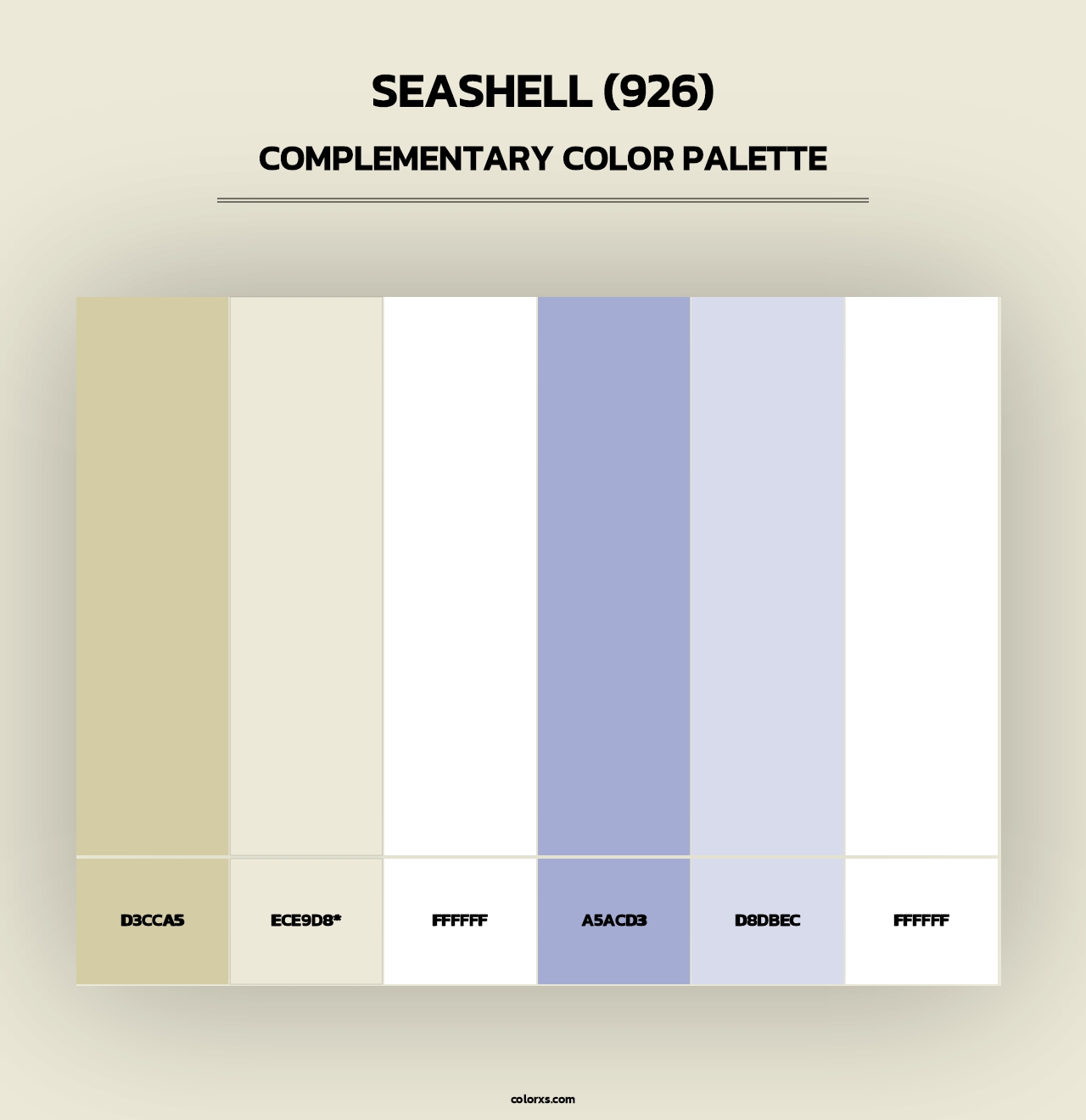 Seashell (926) - Complementary Color Palette