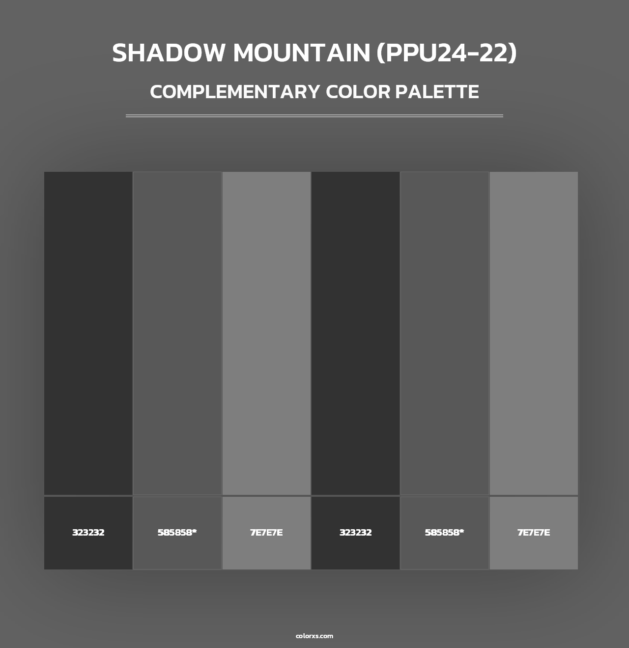 Shadow Mountain (PPU24-22) - Complementary Color Palette