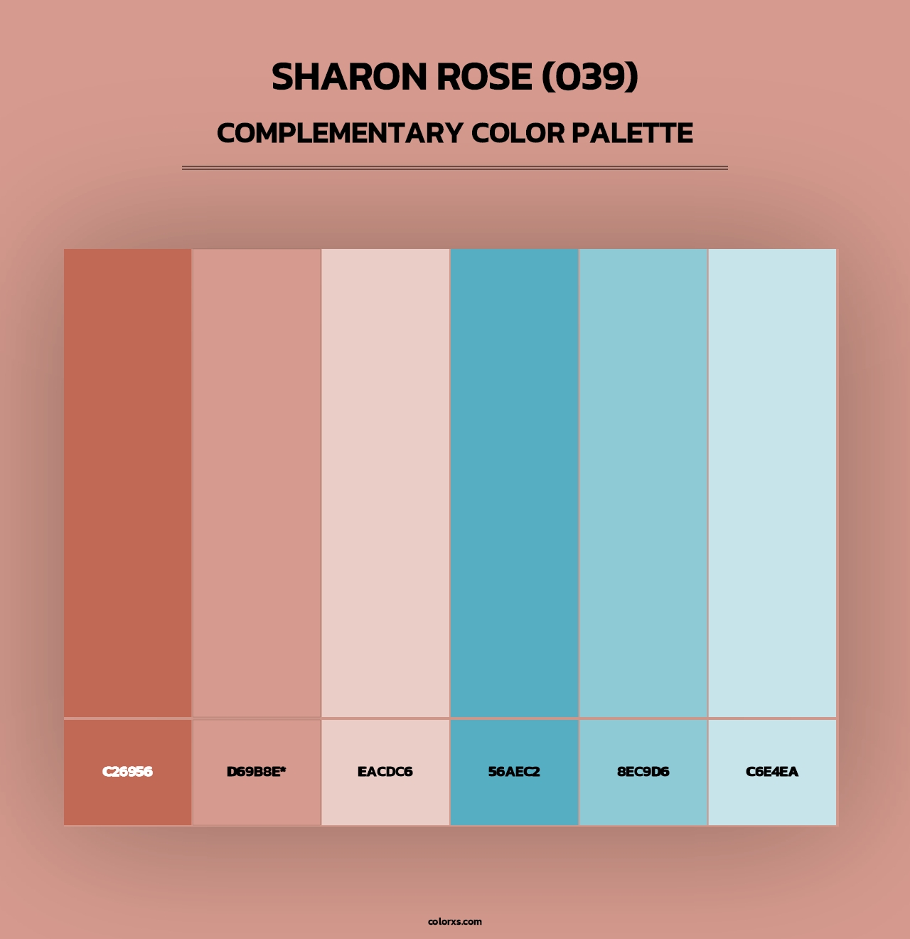 Sharon Rose (039) - Complementary Color Palette