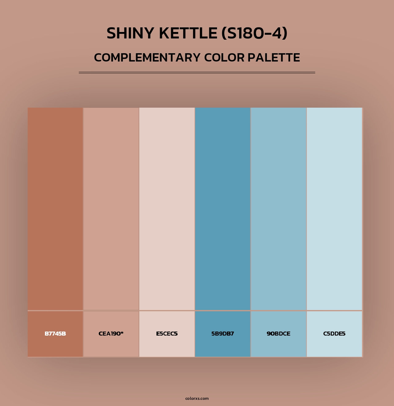 Shiny Kettle (S180-4) - Complementary Color Palette