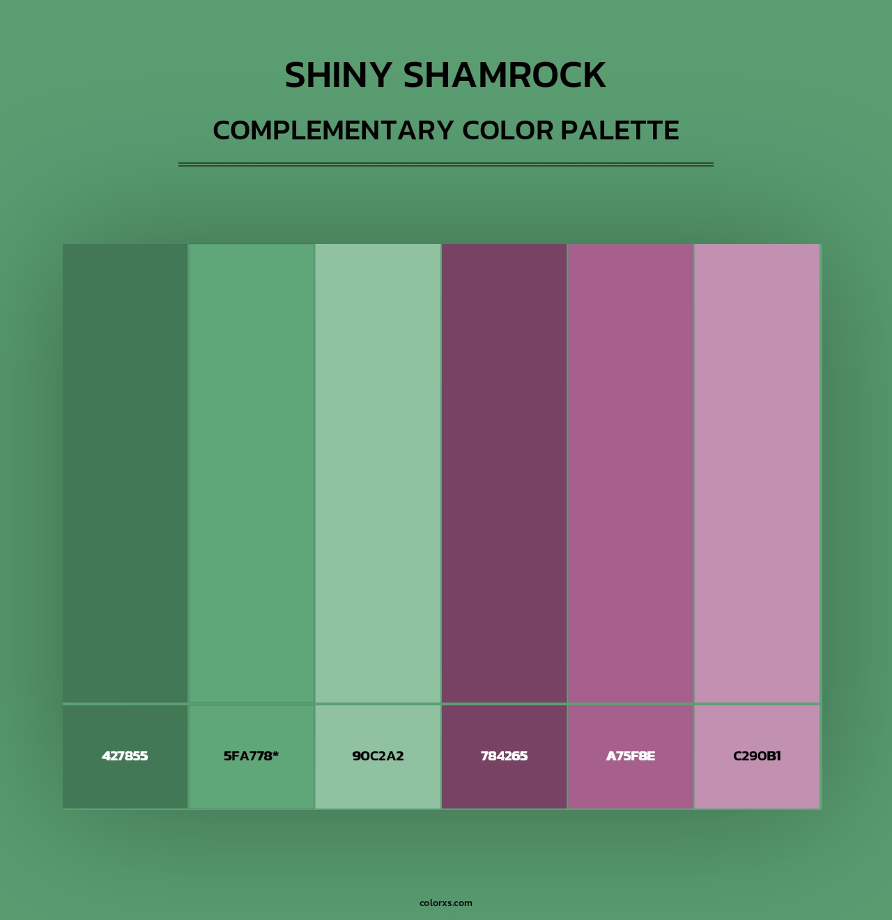 Shiny Shamrock - Complementary Color Palette