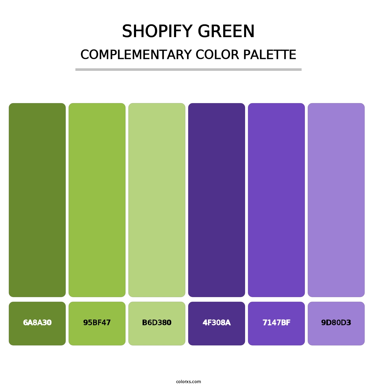 Shopify Green - Complementary Color Palette