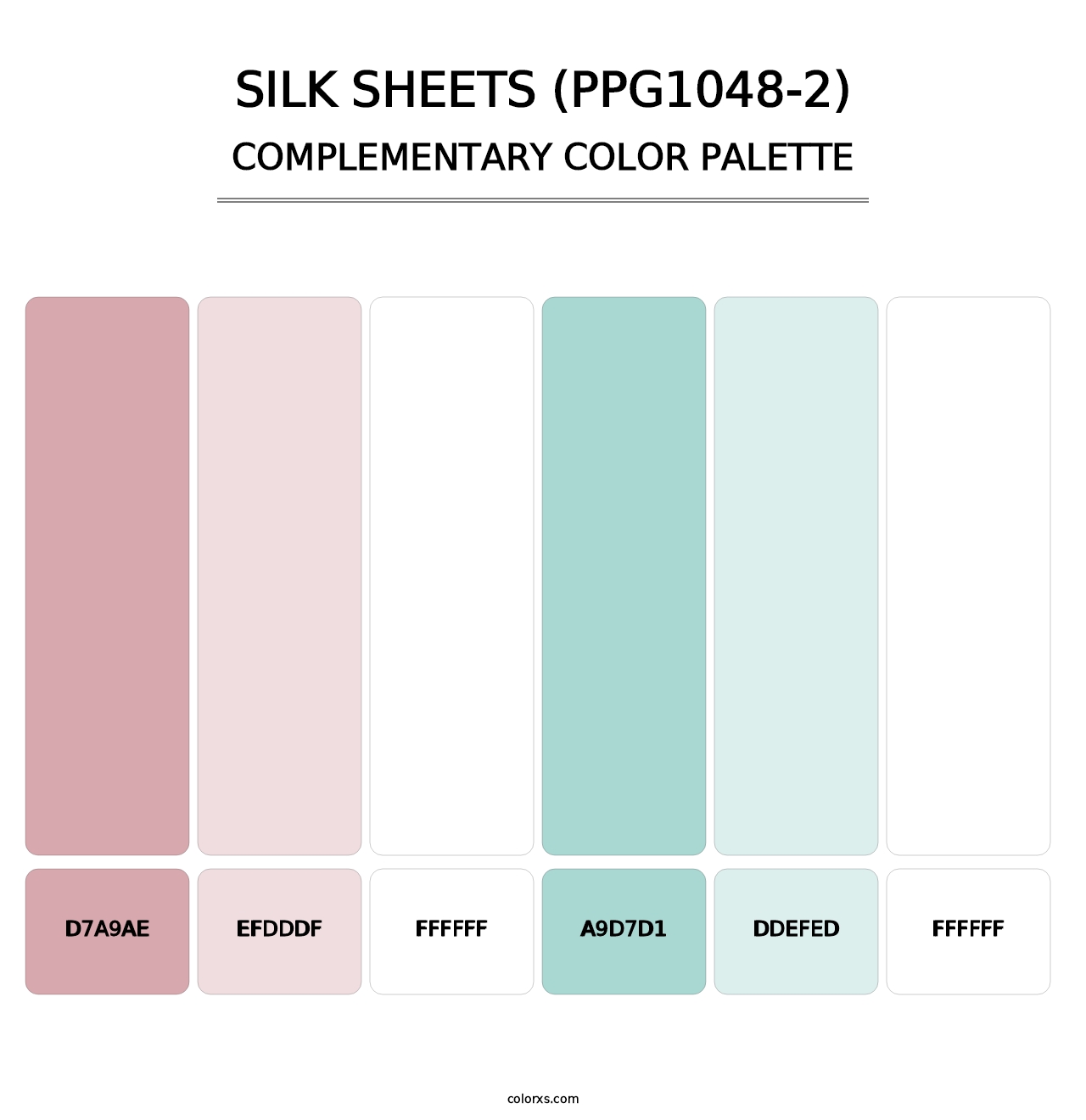 Silk Sheets (PPG1048-2) - Complementary Color Palette