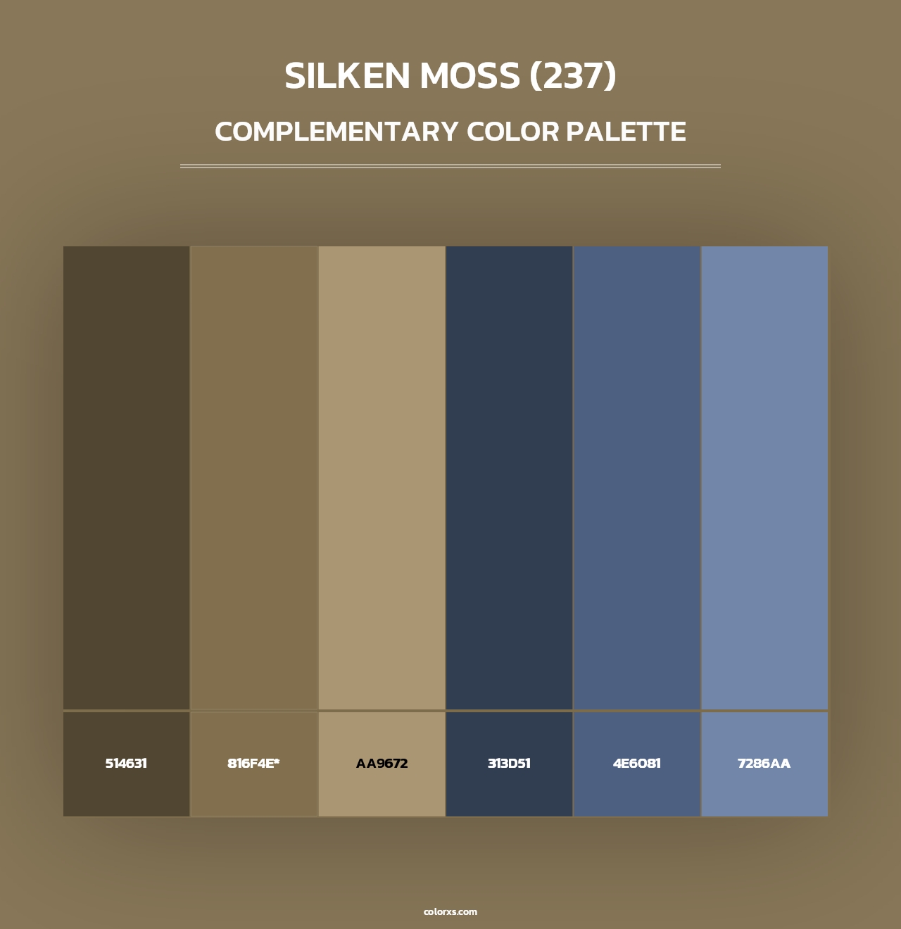 Silken Moss (237) - Complementary Color Palette