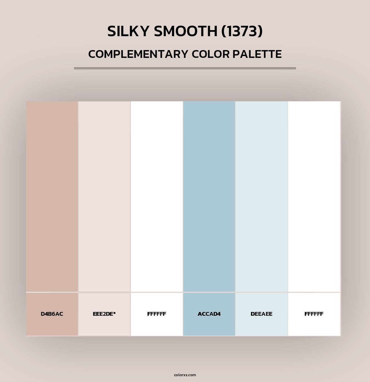 Silky Smooth (1373) - Complementary Color Palette