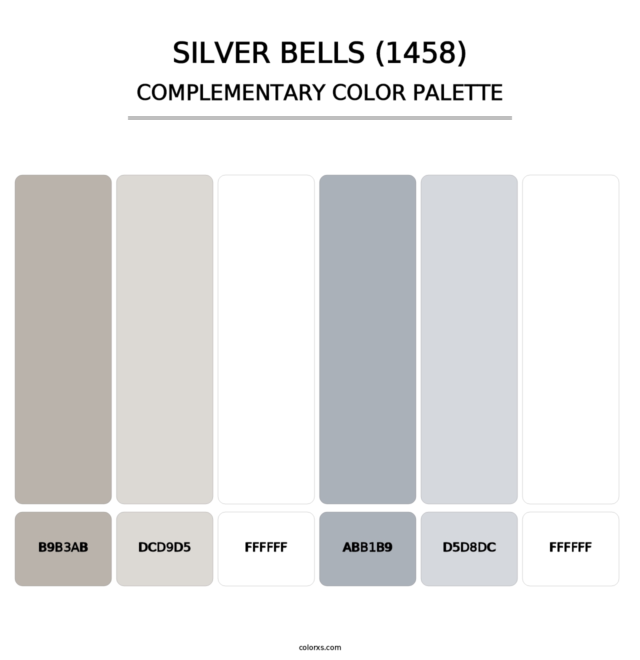 Silver Bells (1458) - Complementary Color Palette