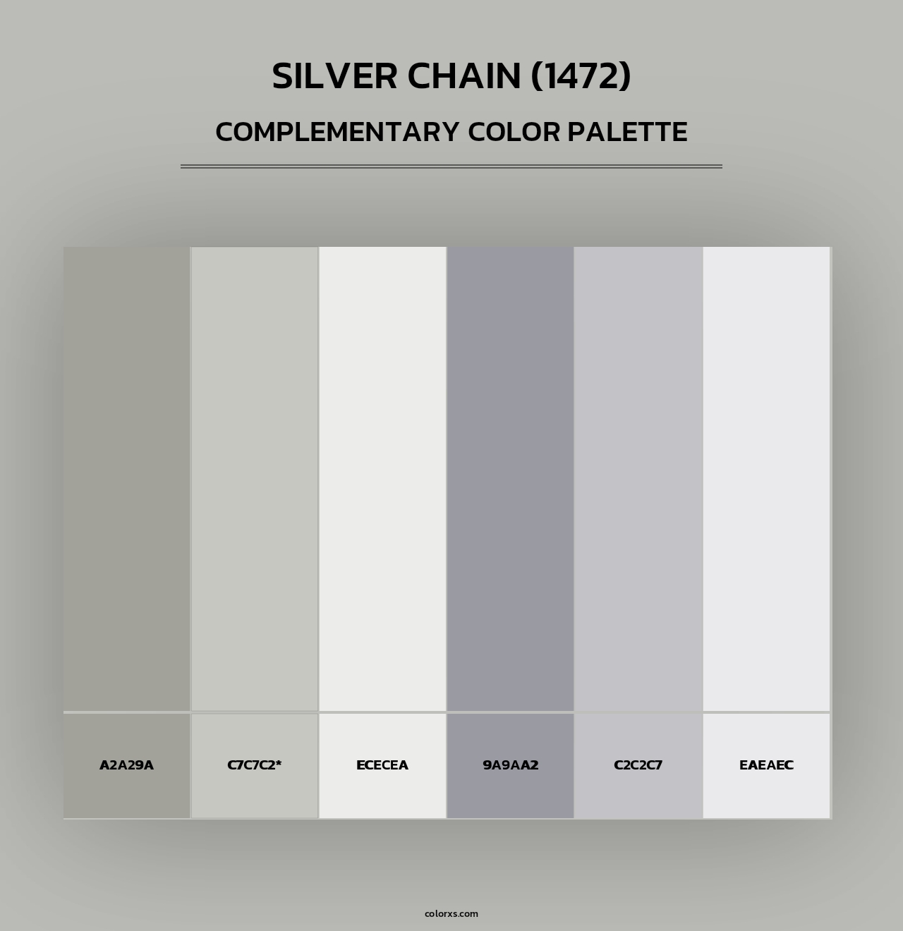 Silver Chain (1472) - Complementary Color Palette
