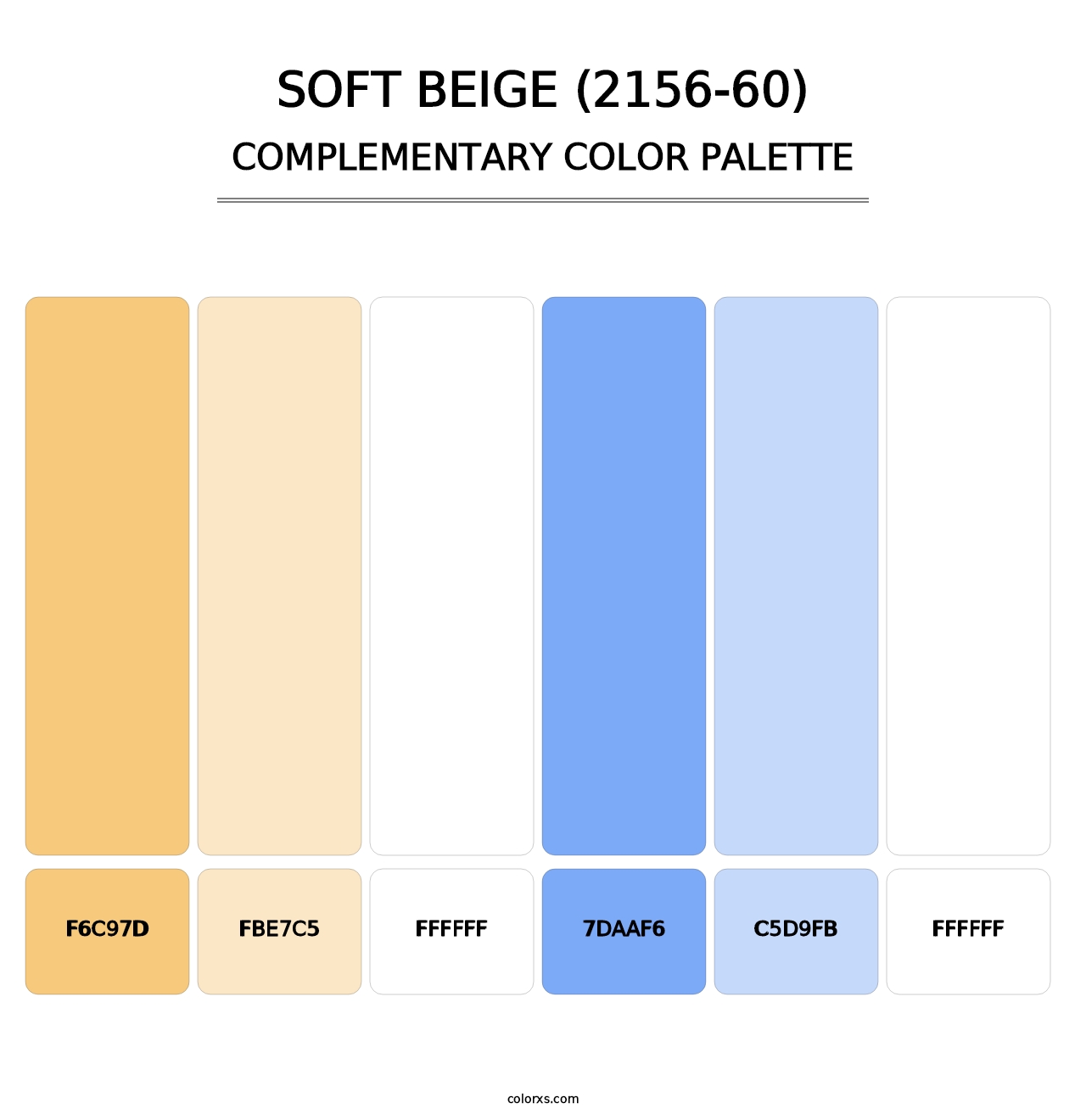 Soft Beige (2156-60) - Complementary Color Palette