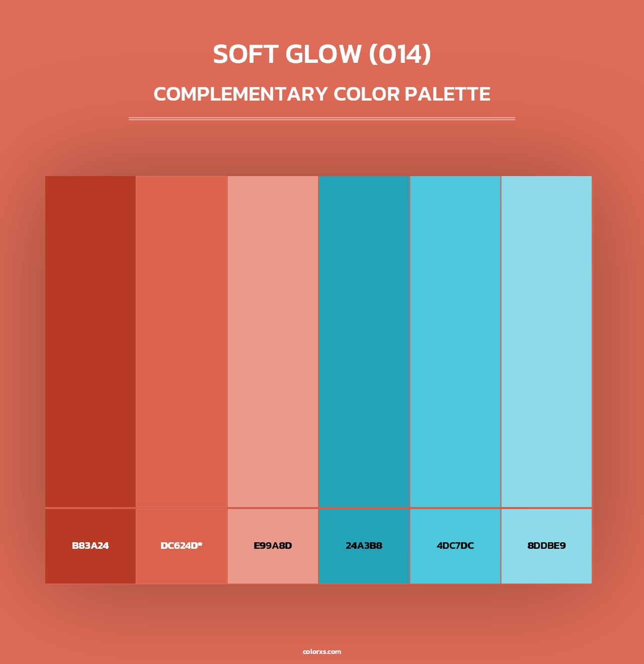 Soft Glow (014) - Complementary Color Palette