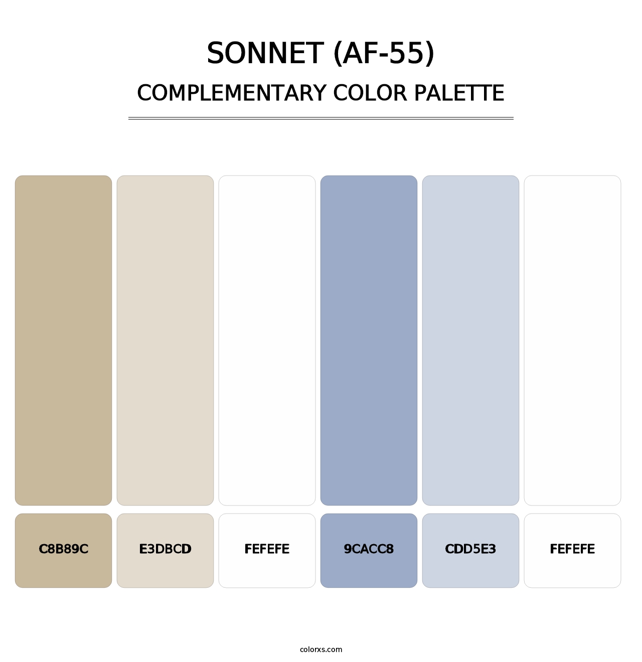 Sonnet (AF-55) - Complementary Color Palette