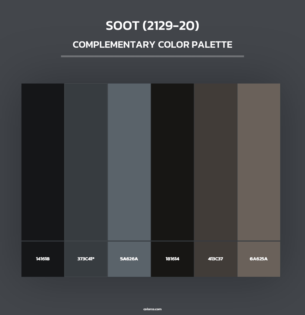 Soot (2129-20) - Complementary Color Palette