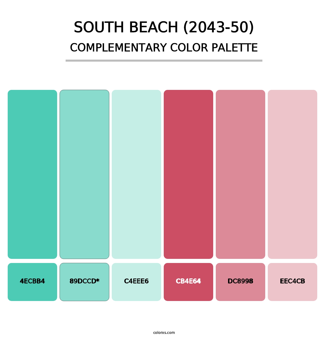 South Beach (2043-50) - Complementary Color Palette