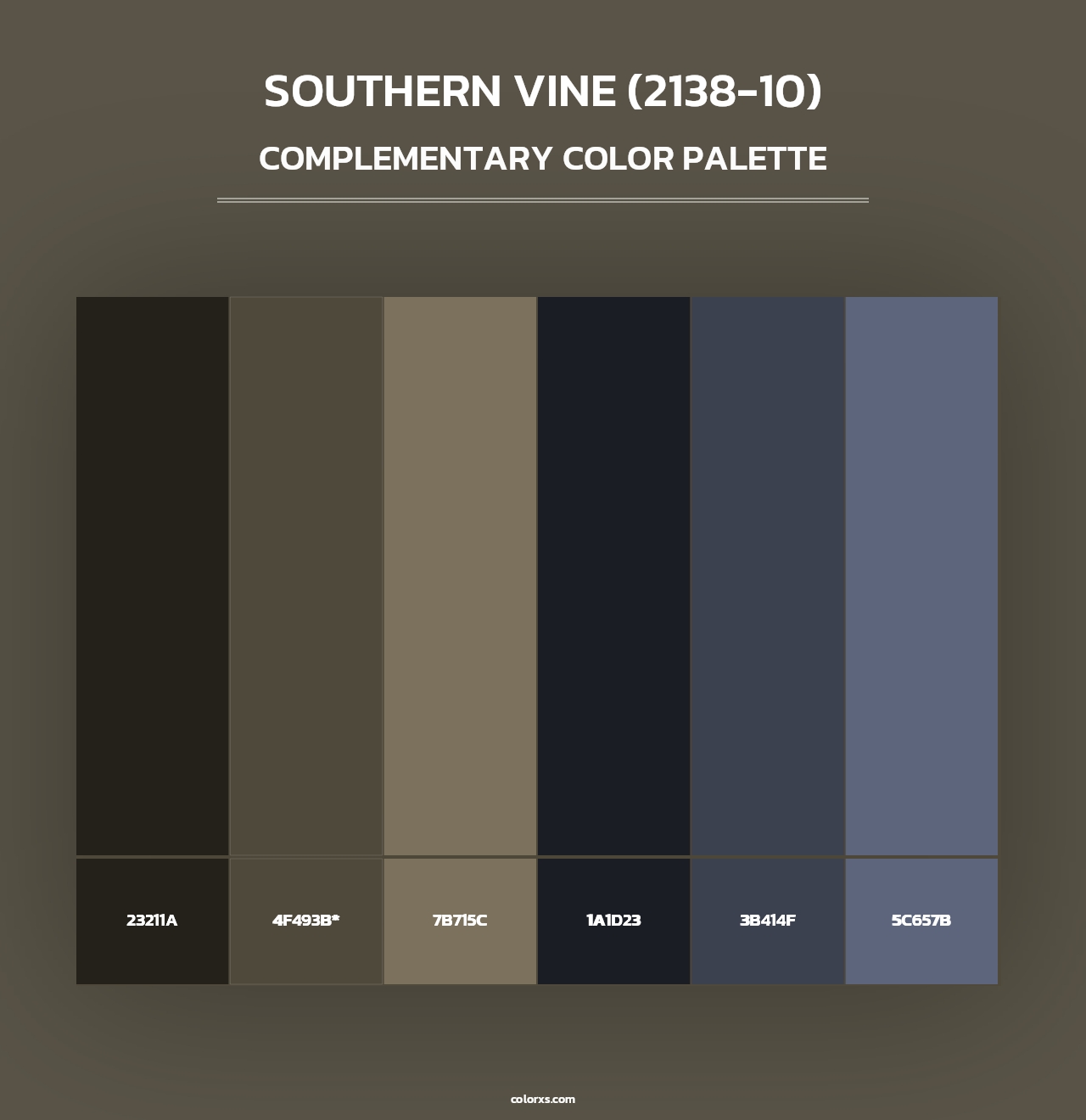 Southern Vine (2138-10) - Complementary Color Palette