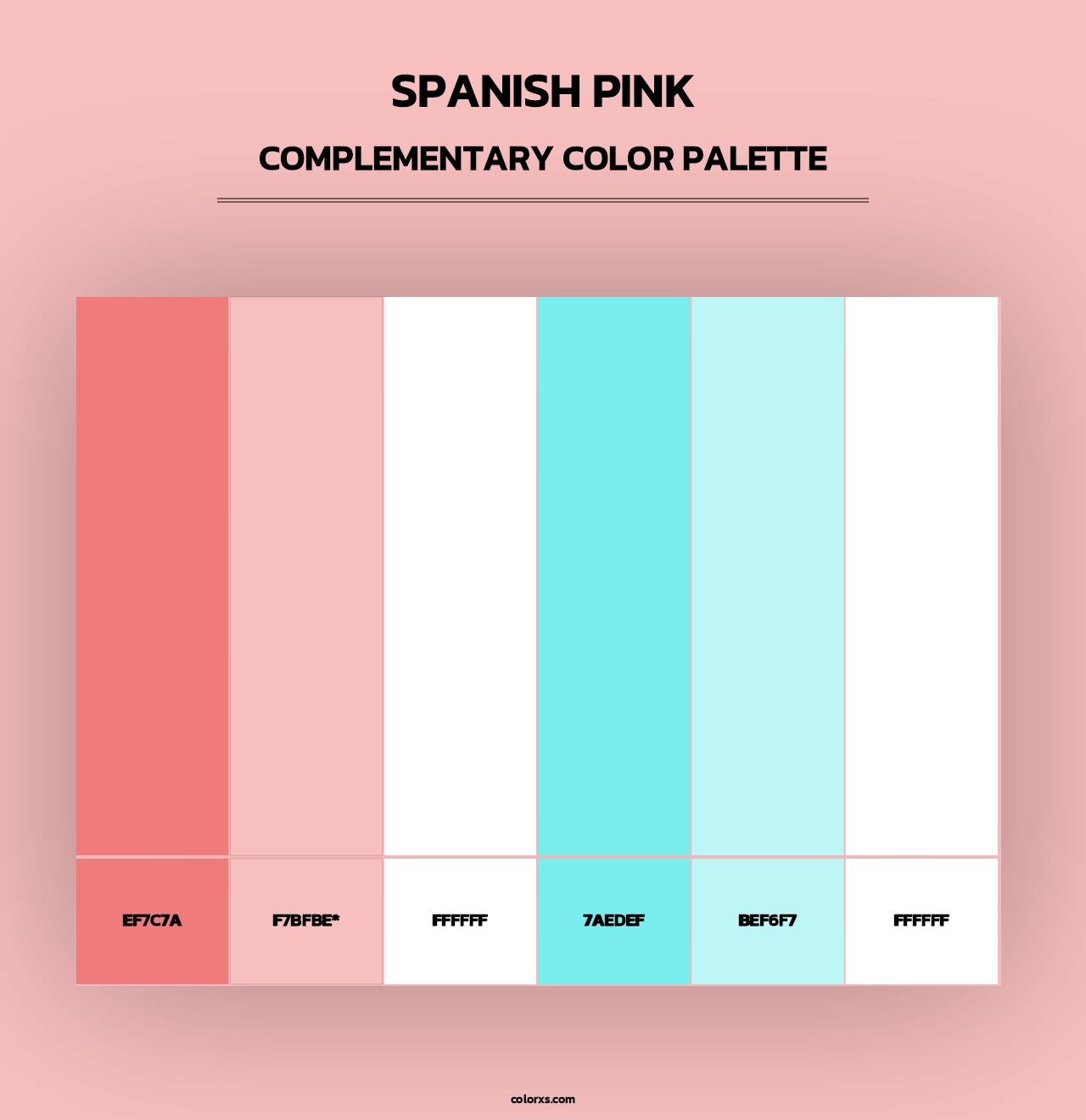 Spanish Pink - Complementary Color Palette
